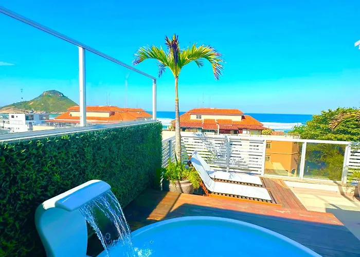 Cobertura Piscina Aquecida 1 Min Da Praia Do Recreio Dos Bandeirantes
