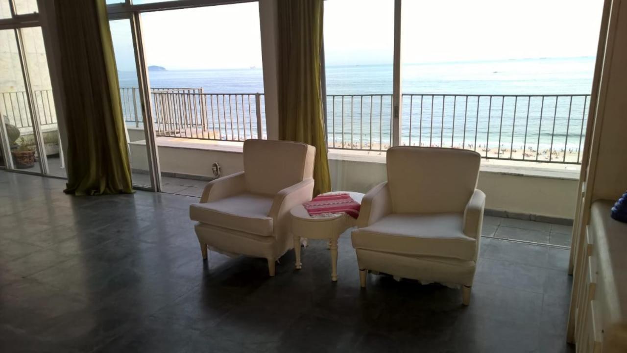 Copacabana Vista Mar Cobertura 2 Andares De Frente Os Fogos Do Reveillon Com 5 Quartos, 5 Ar-condicionados, 6 Banheiros E Garagem Gratuita Apartamento