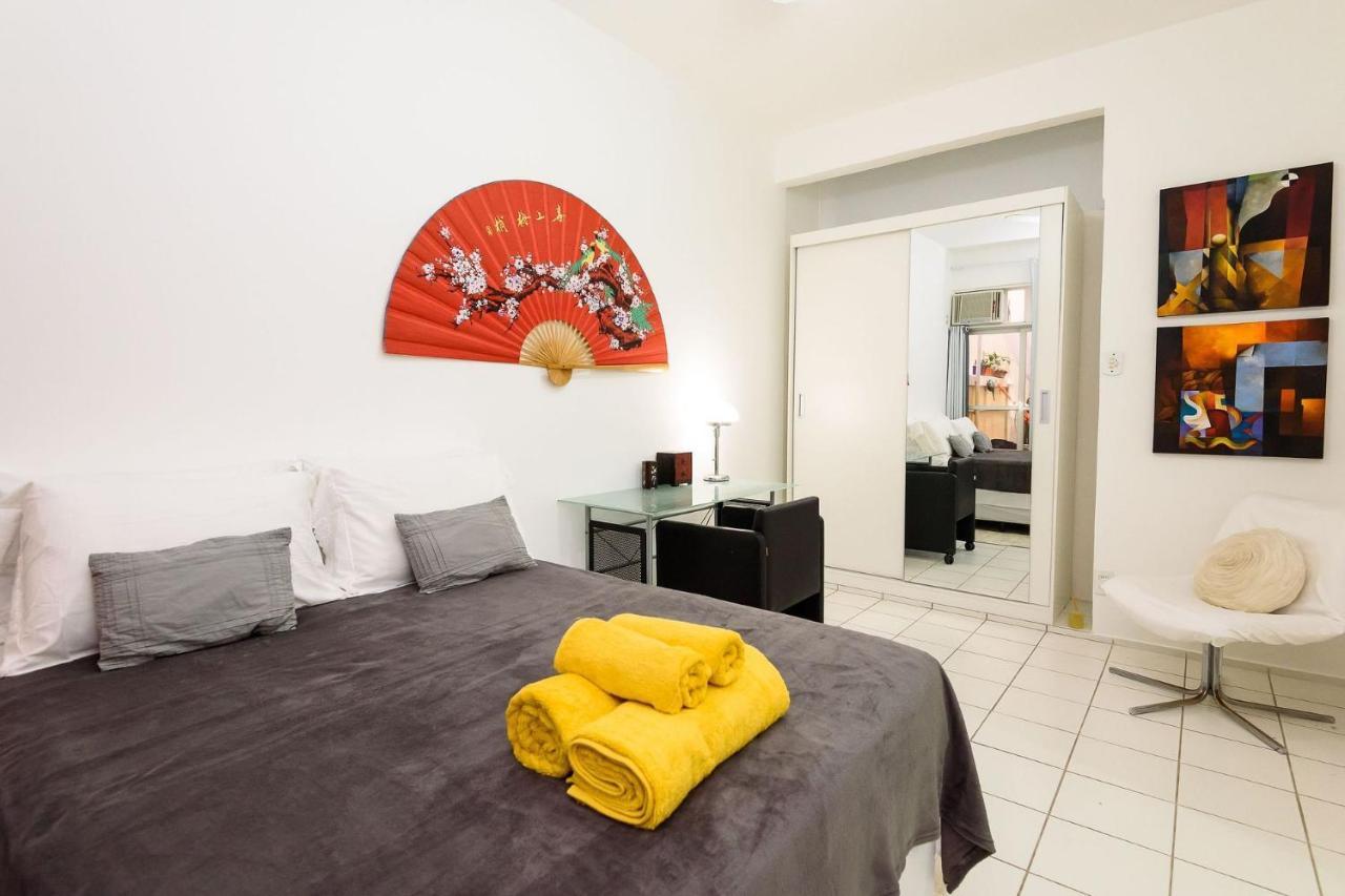 Apartamento Omar Do Rio - Vp 167 Excelente Studio, Internet 240mbps, Workstation, A 200 Metros Da Praia De Ipanema E Do Metrô *