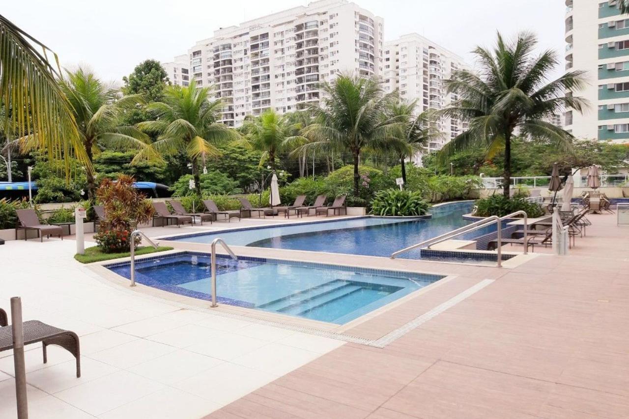 Flat E Perfeito Inteiro Na Barra Da Tijuca Com Cozinha, Lavanderia, Garagem E Wi Fi Apartamento Rio de Janeiro