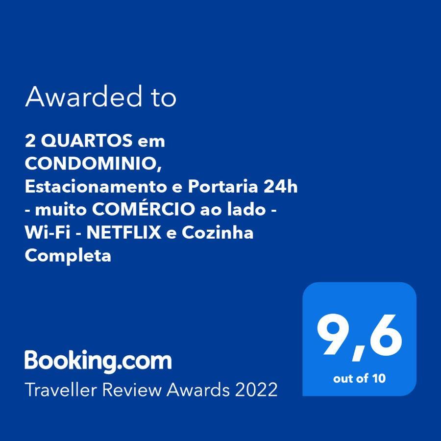 Apartamento Com 2 Quartos Em Condominio, Estacionamento E Portaria 24h - Comercio Ao Lado - Wi-fi - Netflix E Cozinha Completa *