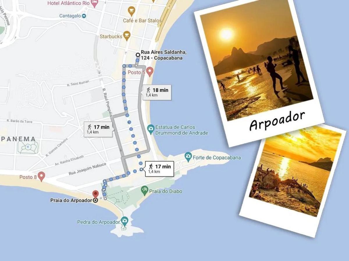 Apartamento Studio confortável pertinho da praia de Copacabana