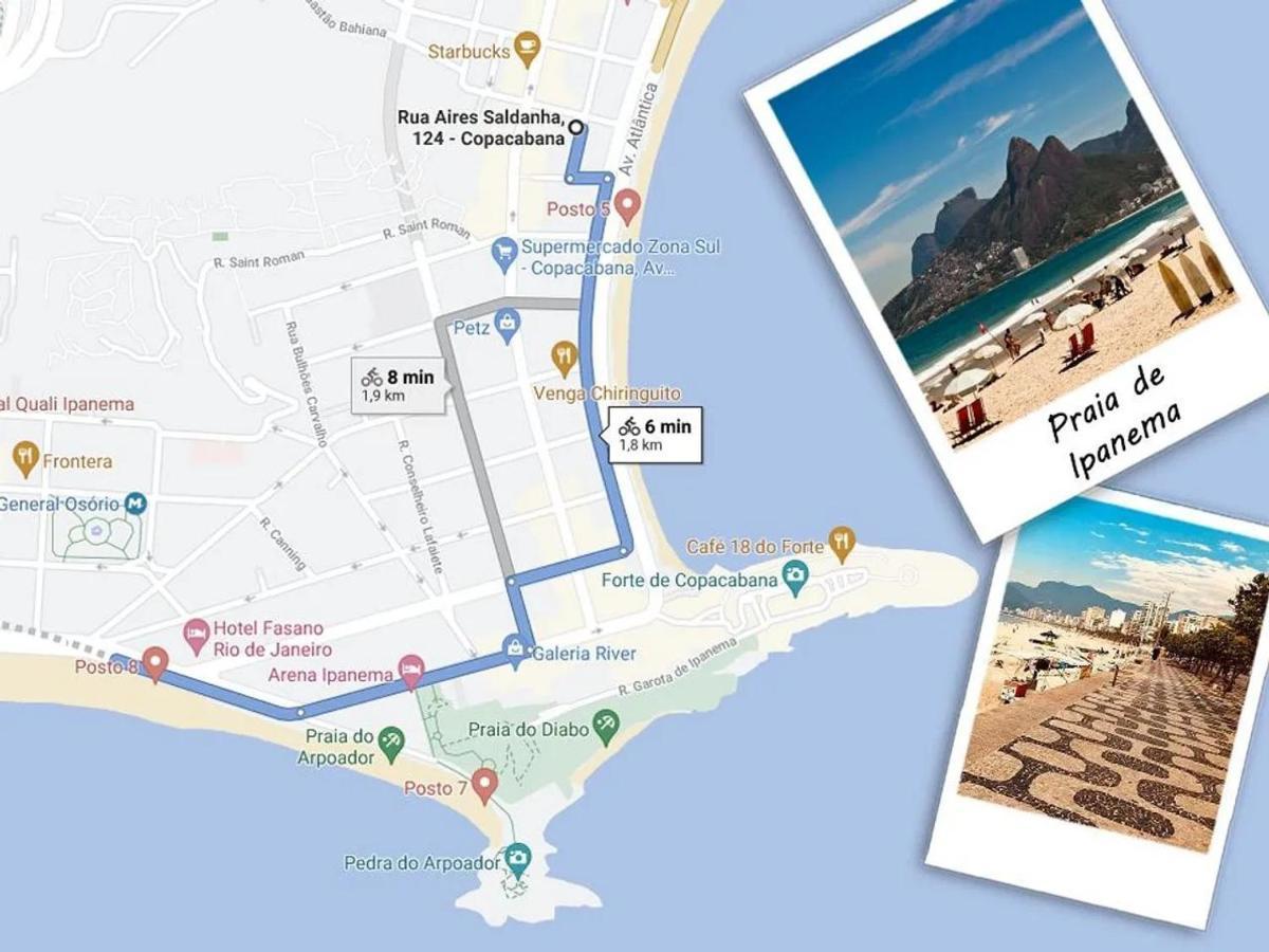 Studio confortável pertinho da praia de Copacabana *