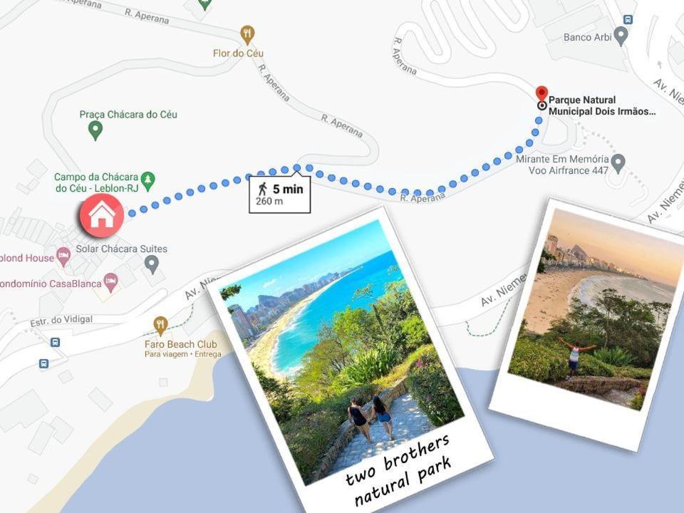 Casa de Férias Casa Com Vista O Mar E Cercada Por Natureza No Vidigal Rio de Janeiro
