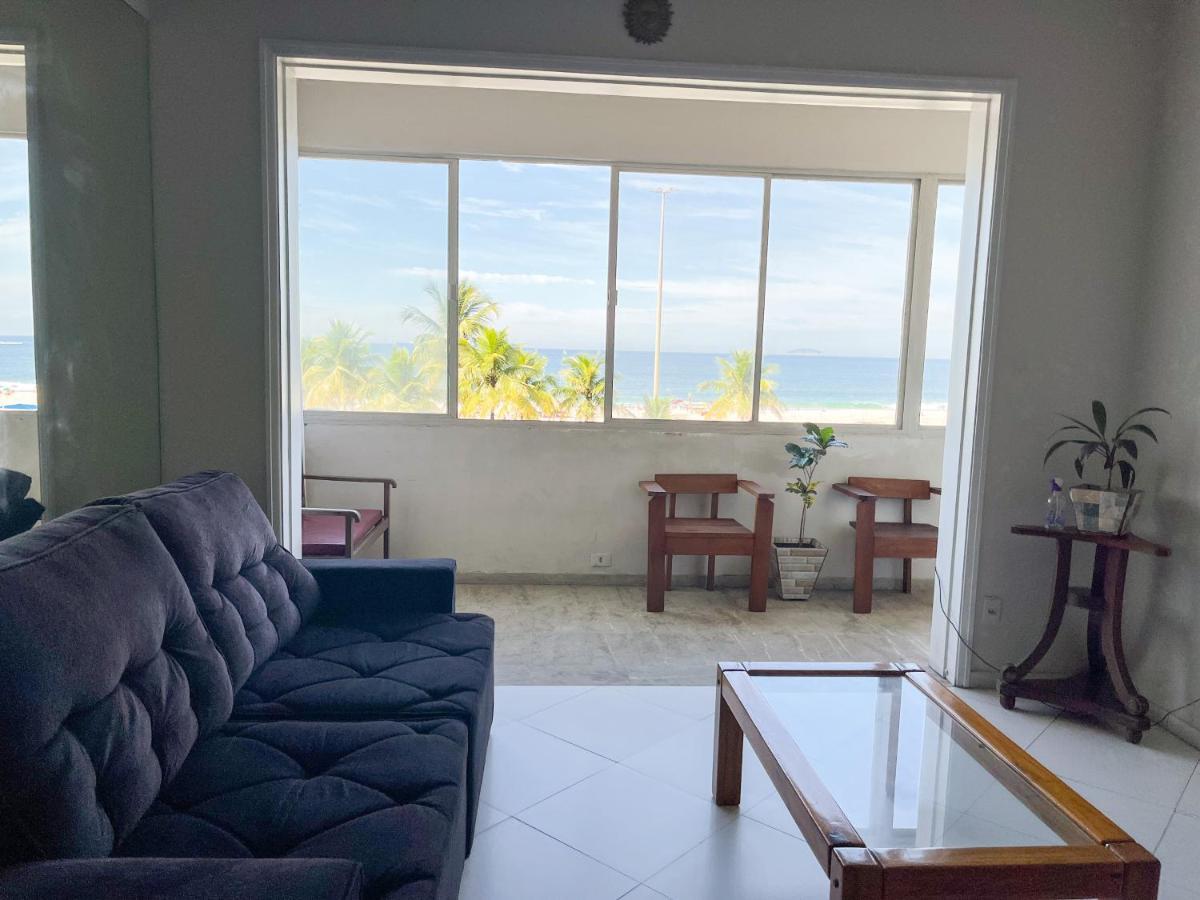 Apartamento Grande Com Vista Frente Mar Copacabana