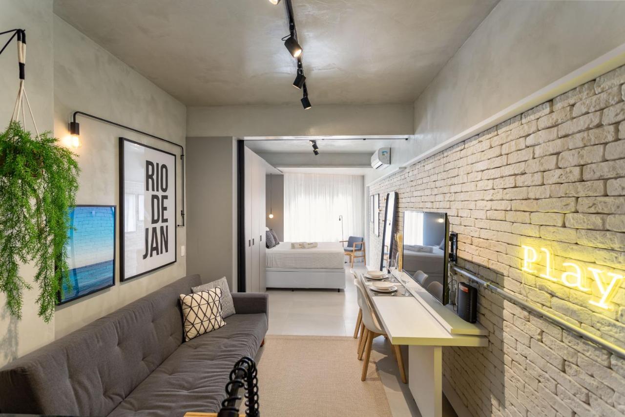 Apartamento Loft Em Copacabana - 250m Da - Df115 Z3 *