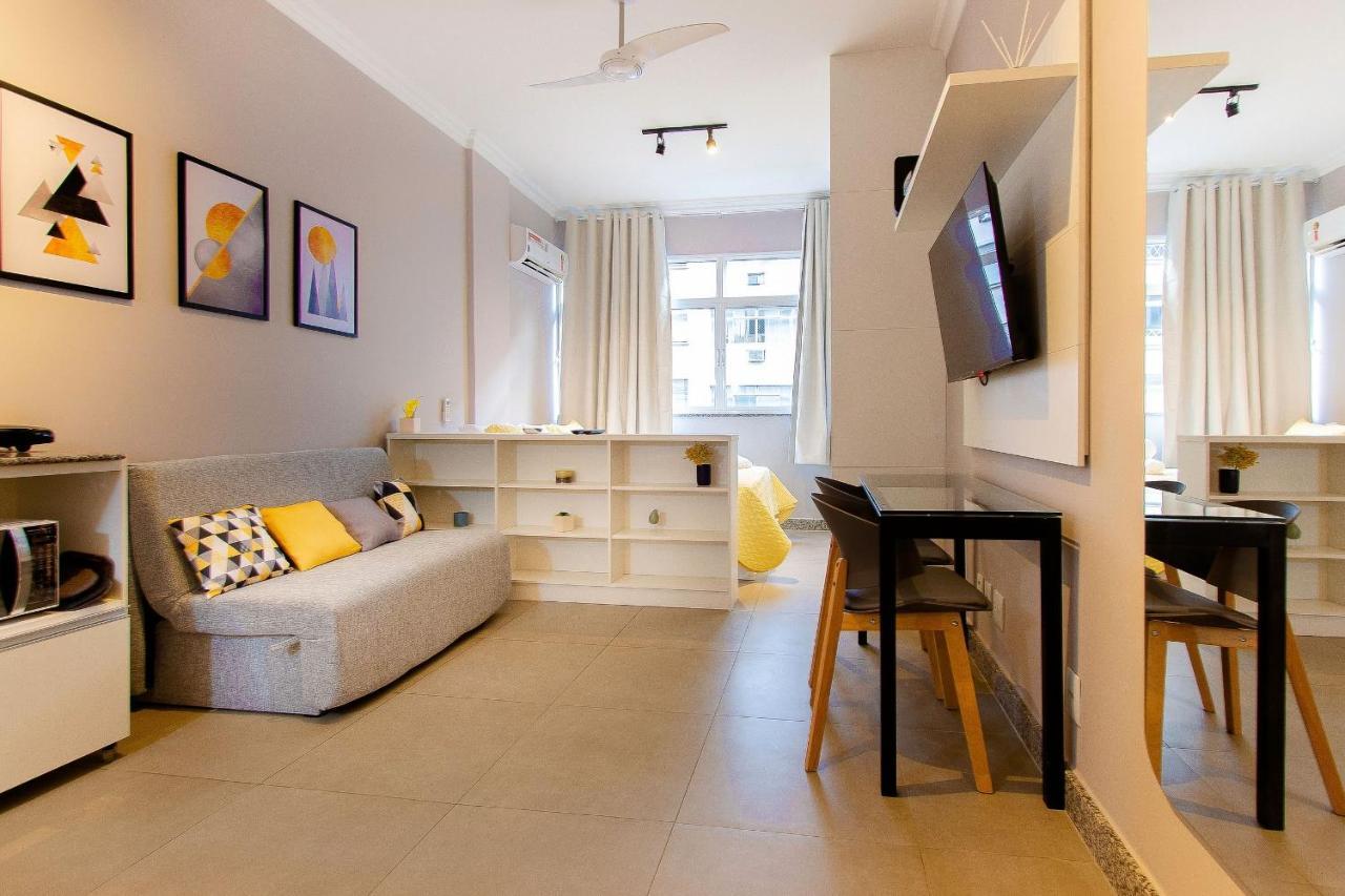 Apartamento Line Rio: Copacabana Moderno Studio C/ Internet 500mbps, Smart Tv