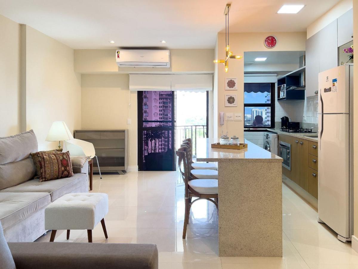 Apartamento Apart Com Vista Panorâmica E ótima área De Lazer Na Barra B1-0029 Rio de Janeiro