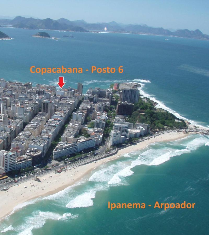 Apartment Pe Na Areia Na Quadra Copacabana Localizacao Rio Wifi 100mb *