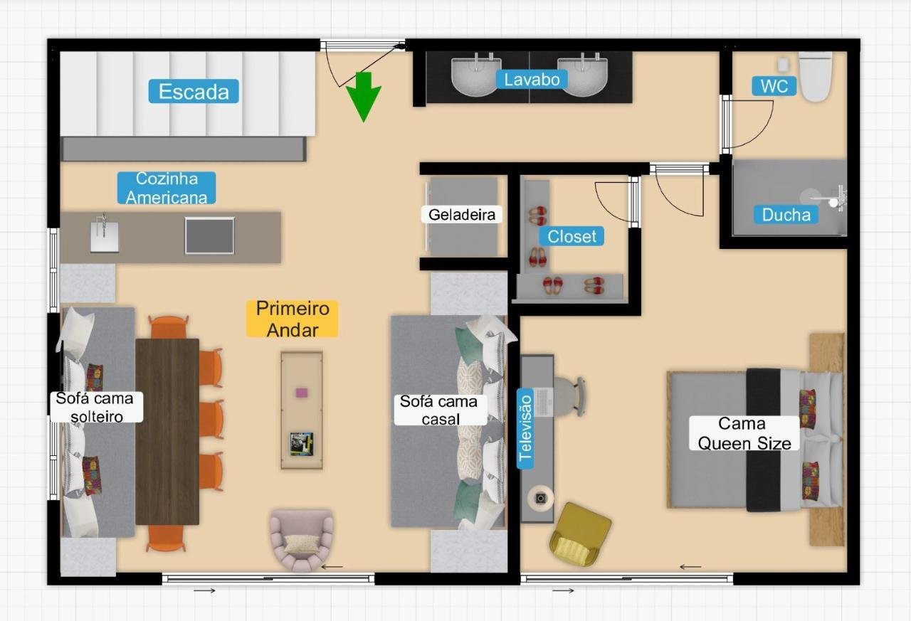 Casa Goia - Moderno Apto Duplex Na Ilha Da Gigoia