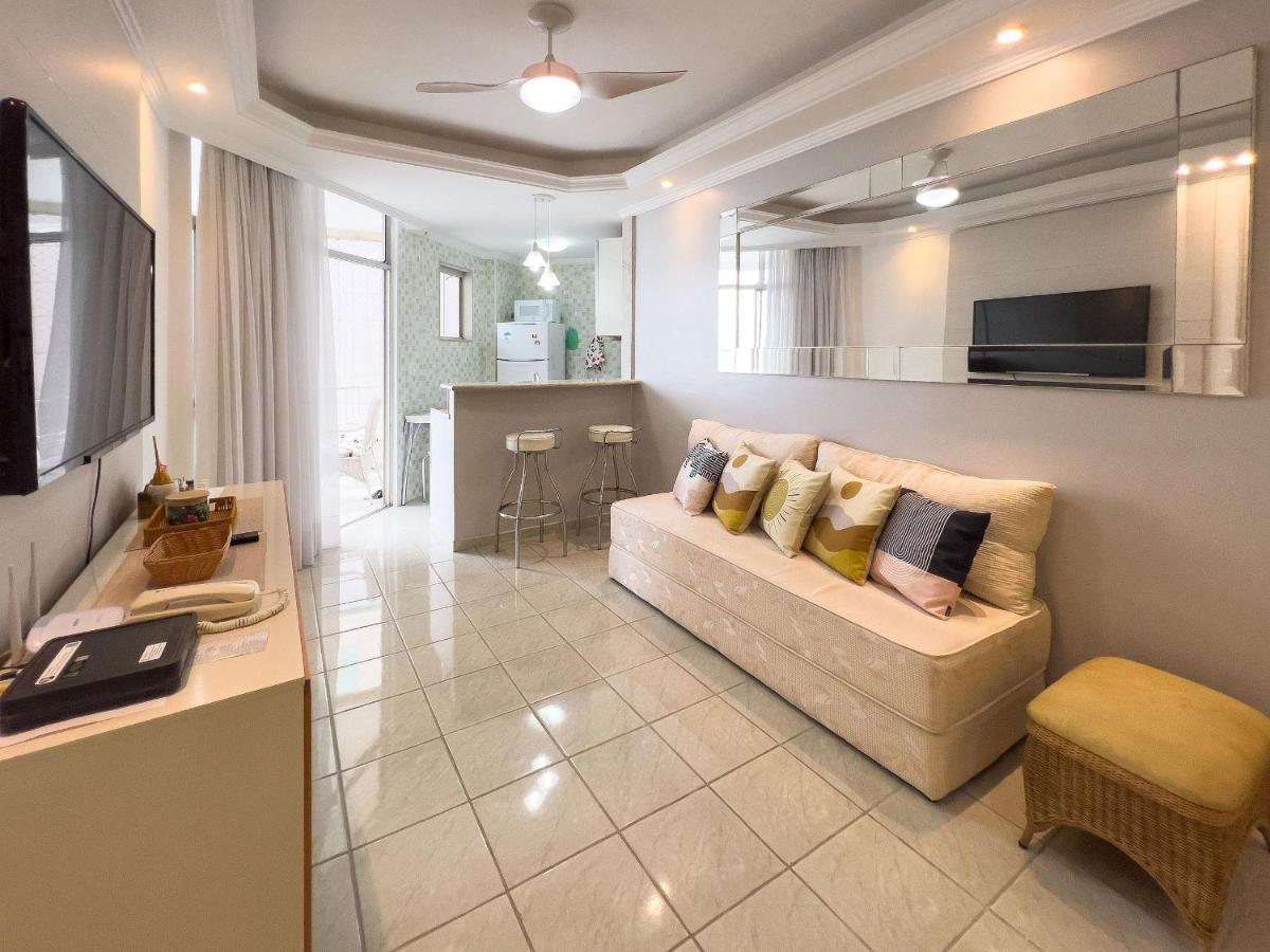 Apartamento Apart Barra Palace Com Vista Mar E Varanda B1-004