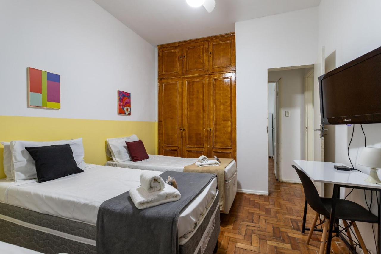 Apartamento Agradavel Em Copacabana - Ideal Amigos - El108 Z4 *