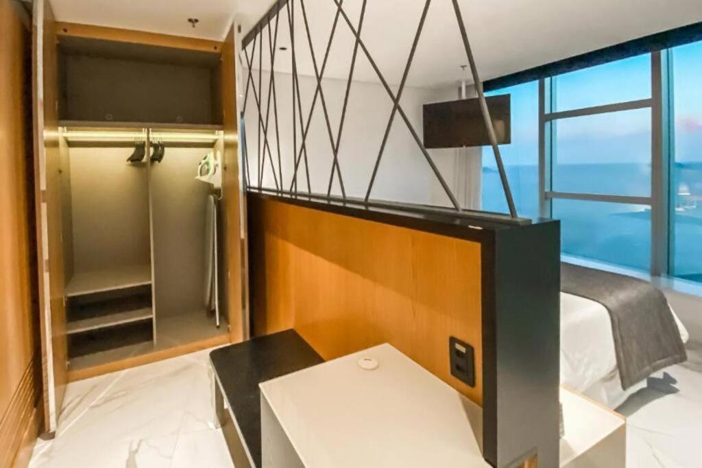 Quarto No Nacional Com Vista Mar Para A Praia De Sao Conrado, Rj Apartamento *