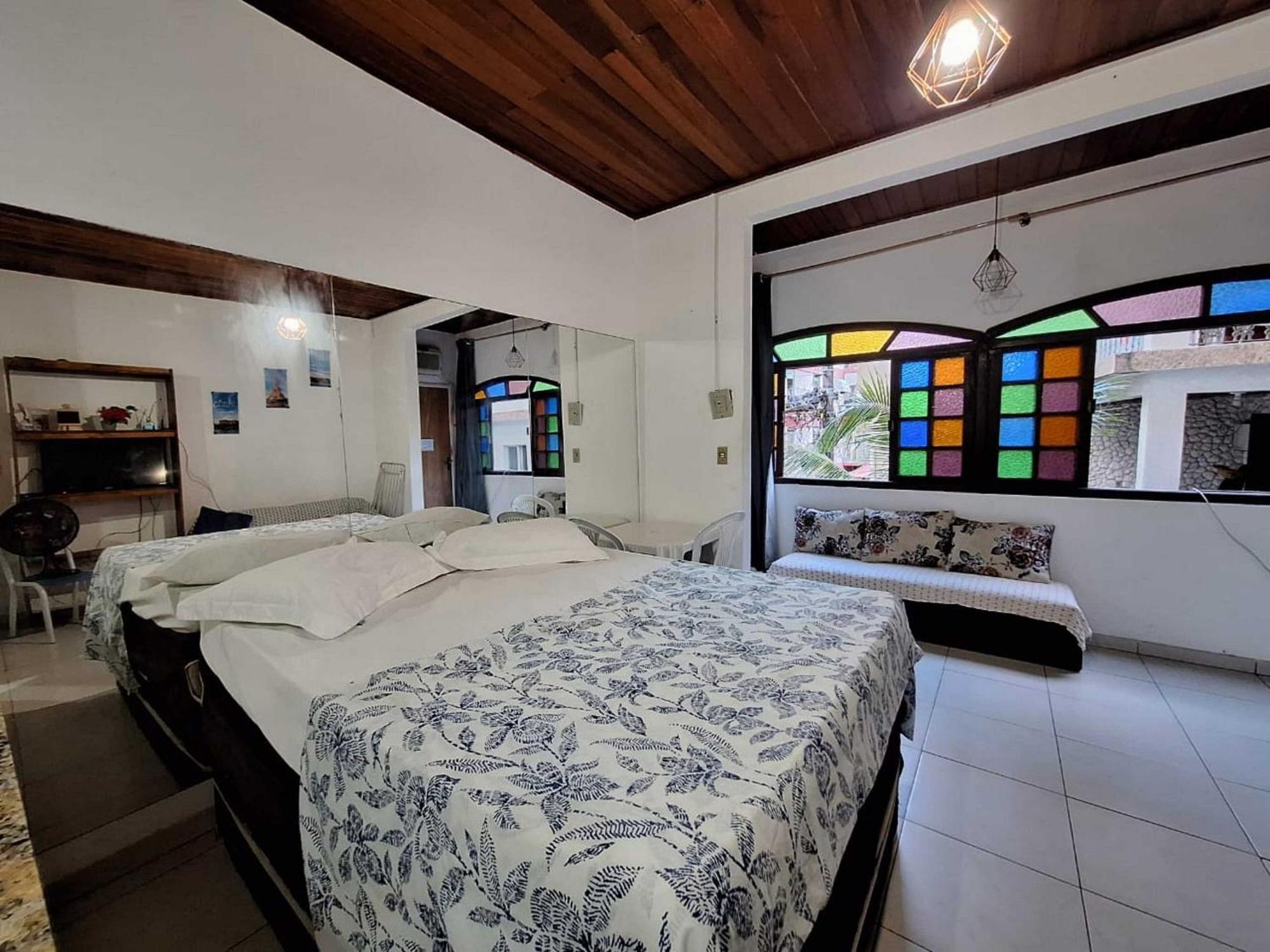 1confortavel Flat 200 Mts Da Praia, Perto De Apartamento