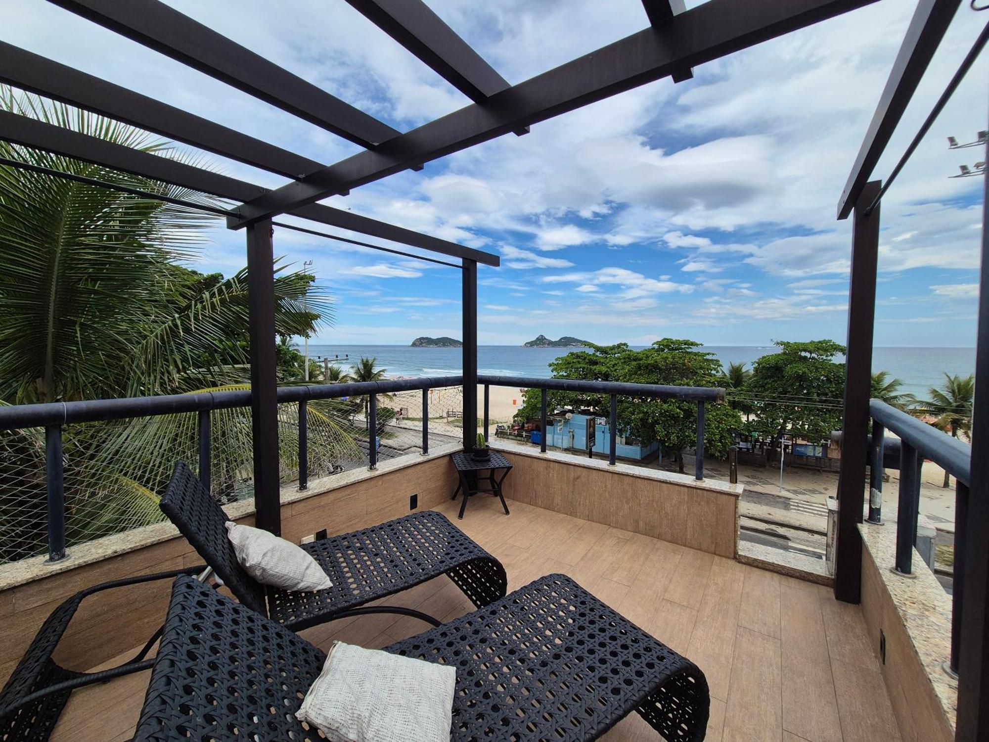 Ap Pepê Alecrim Com Jacuzzi E Solário Frente Ao Mar Rio de Janeiro