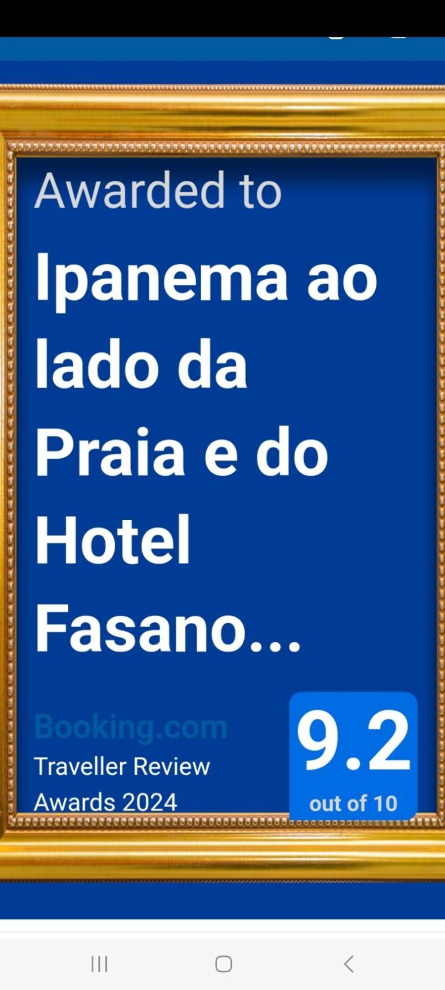 Ipanema Posto8 Com 1Quarto E 1Mesanino Flat40M2 Rua Hotel Fasano * Rio de Janeiro