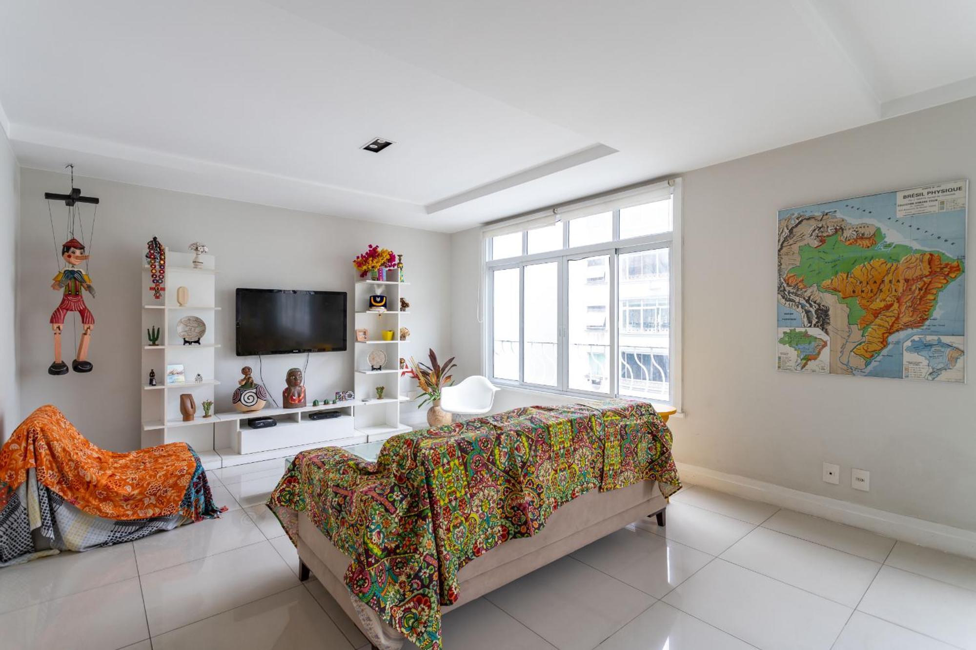 Apartamento Charme Em Copacabana - Ideal Familias - Sl501 Z2 Rio de Janeiro