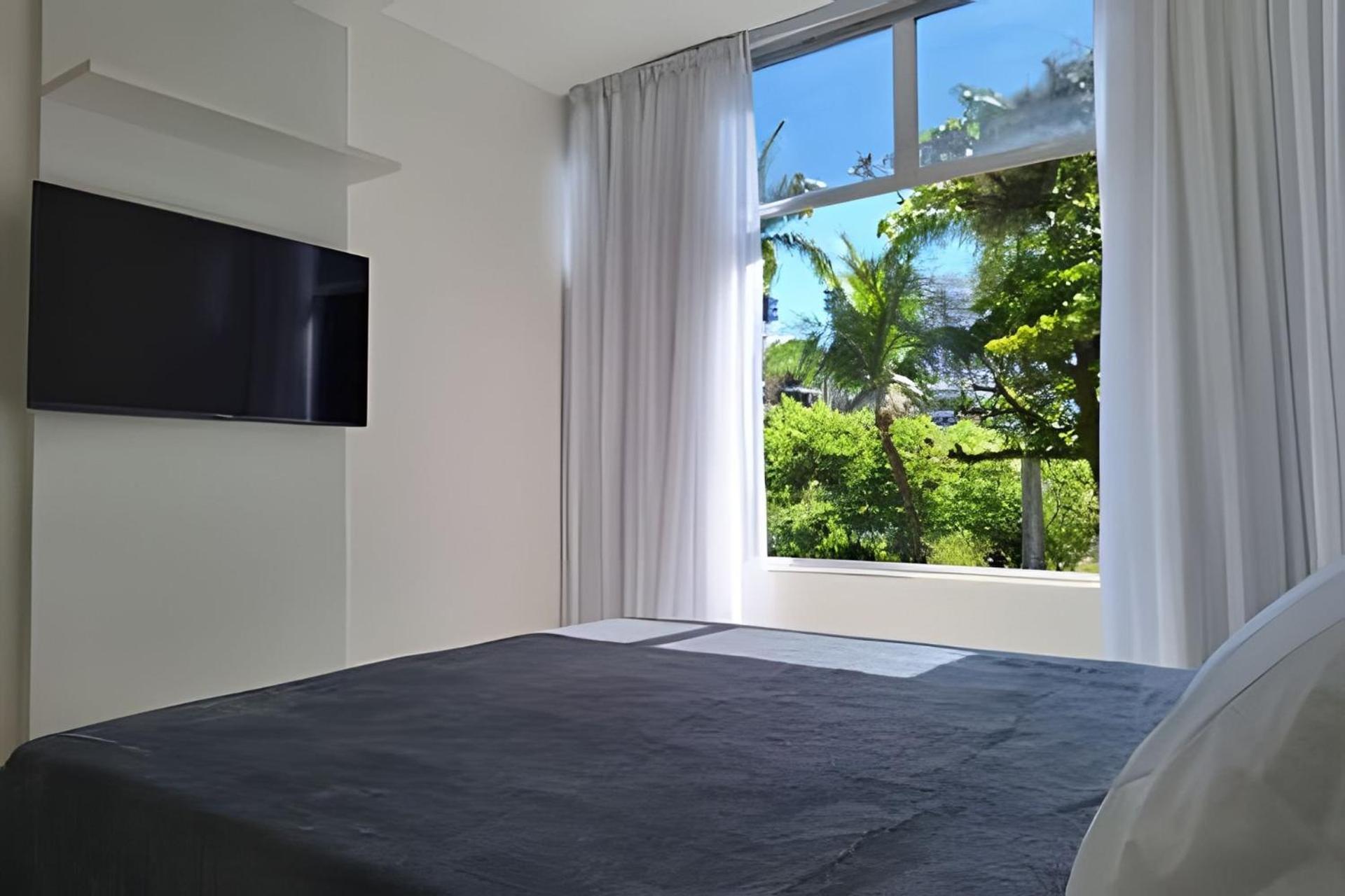Apartamento Moderno Apto Edificio Frente Da Barra Wi-fi *