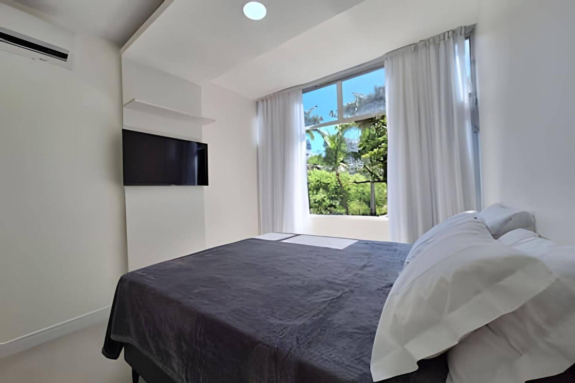 Moderno Apto Edificio Frente Da Barra Wi-fi Apartamento *
