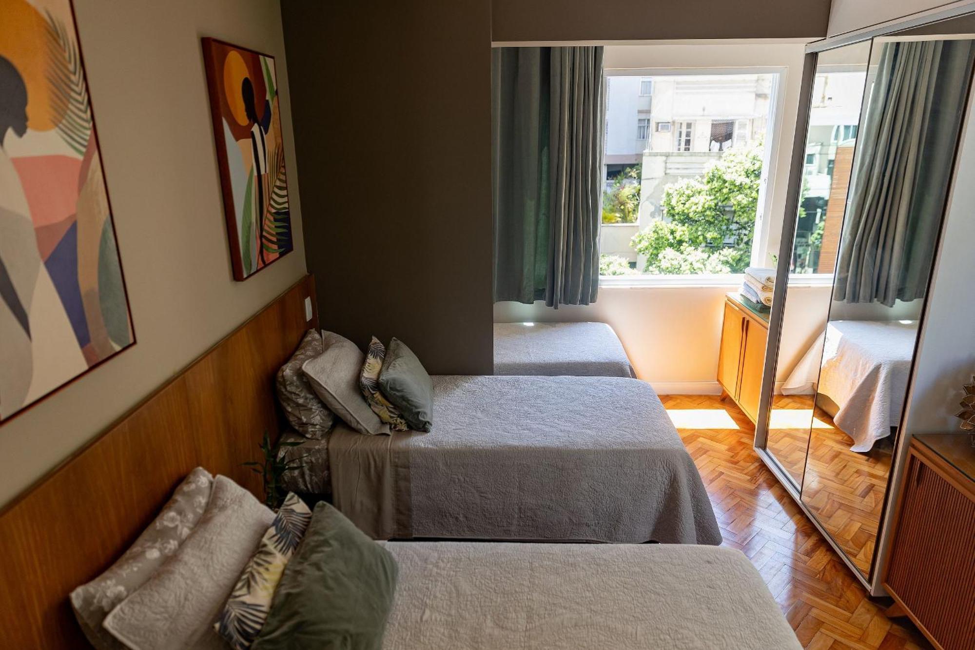 Apartment Apto Novo Luxuoso, 100 Mts Da De Copa 7 *