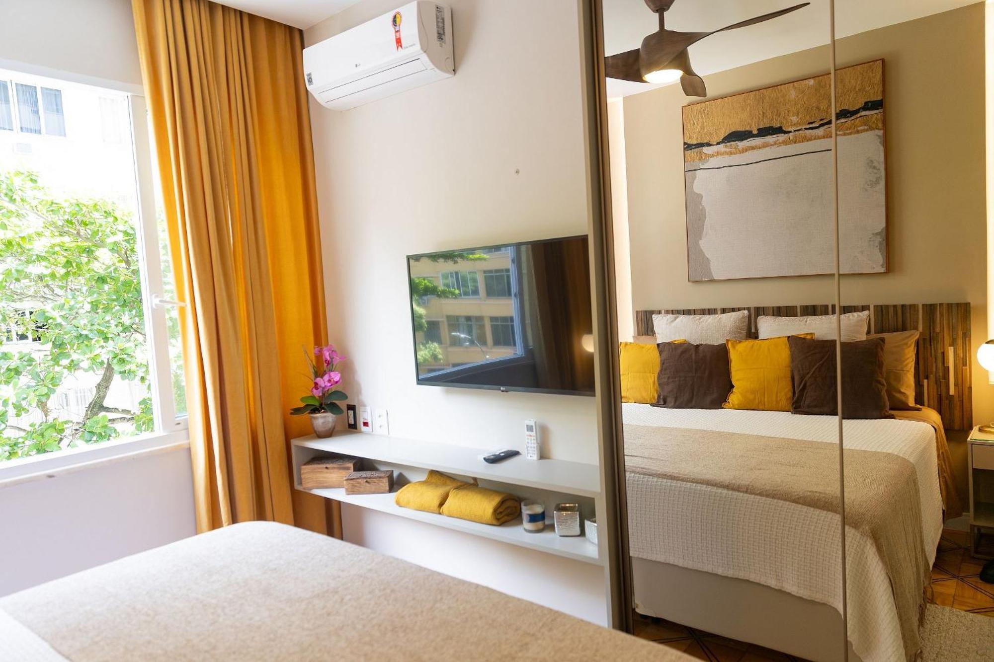 Apto Novo Luxuoso, 100 Mts Da De Copa 7 Apartment *