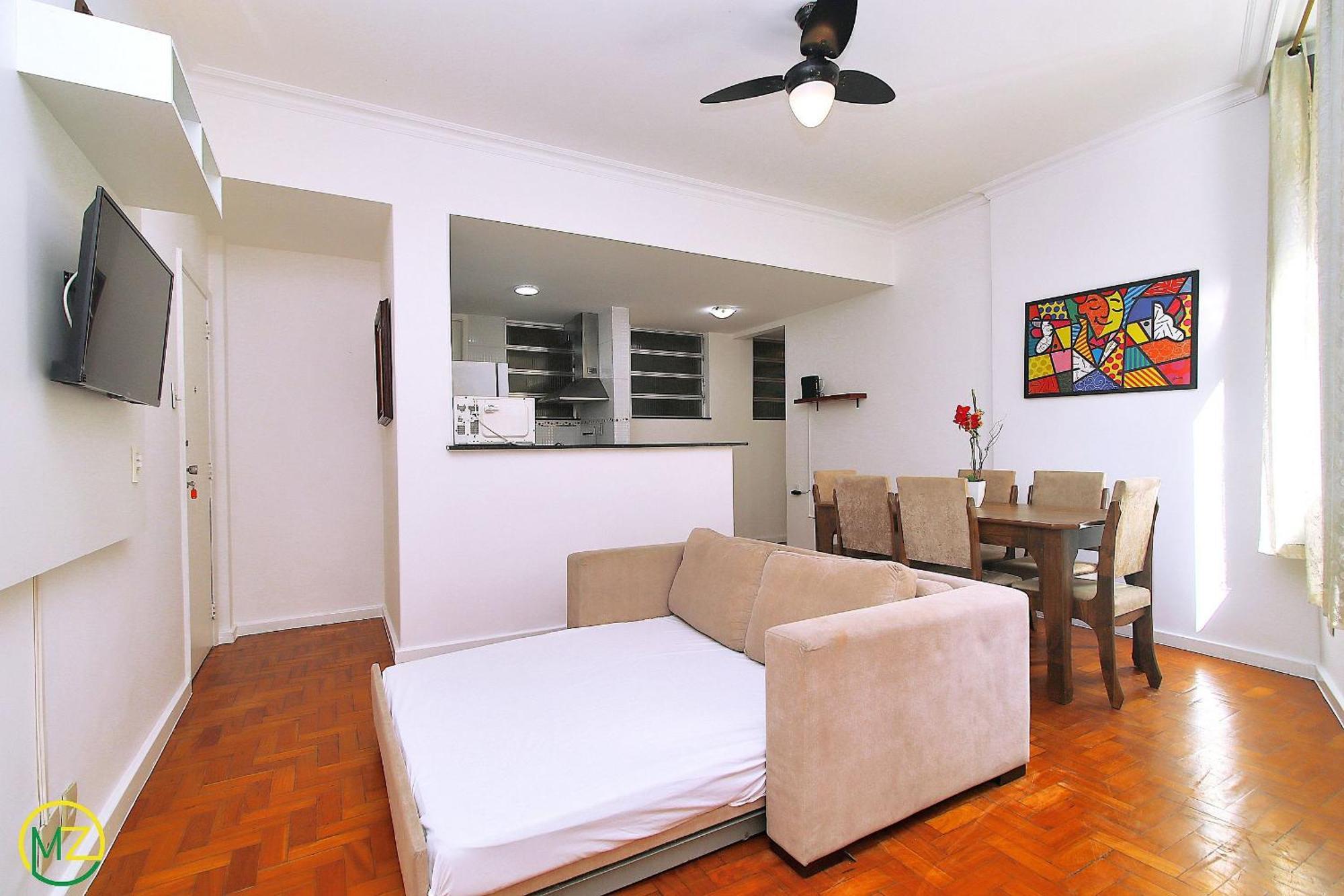 Sala E 2 Quartos Econômico No Posto 5 Em Copacabana *