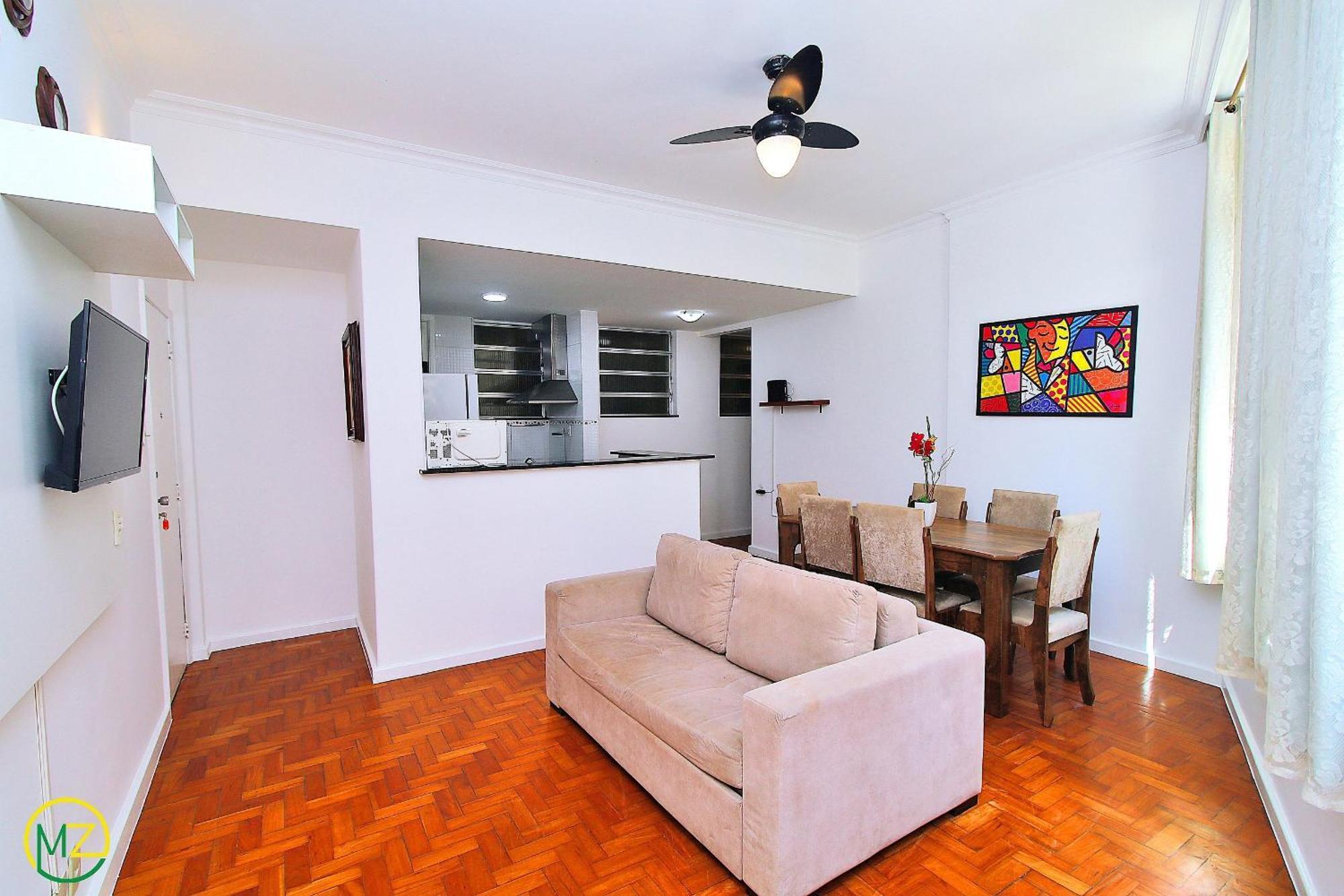 Sala E 2 Quartos Econômico No Posto 5 Em Copacabana *