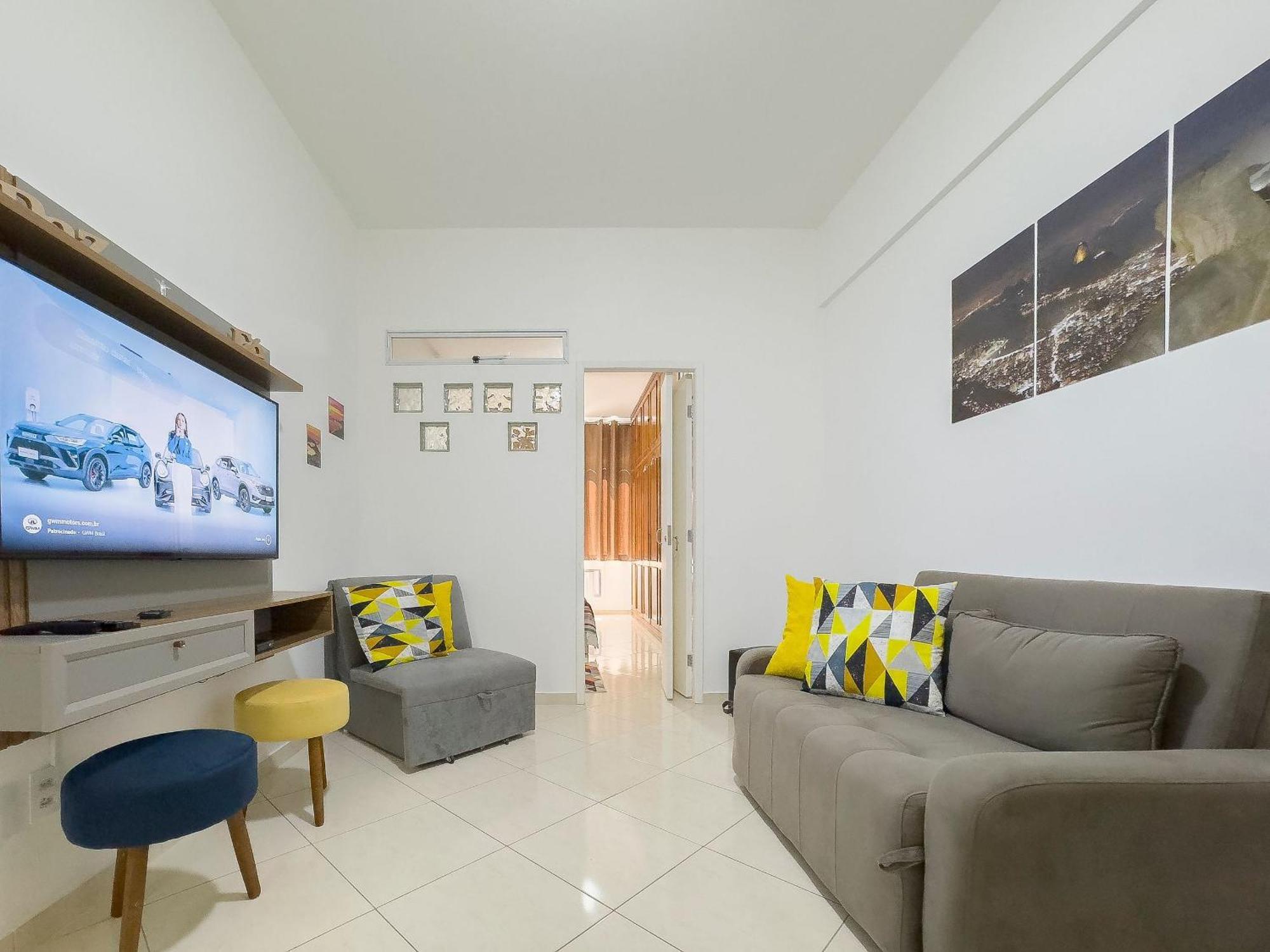 Localizacao Perfeita: 1qto, 3min Orla Apartamento Rio de Janeiro