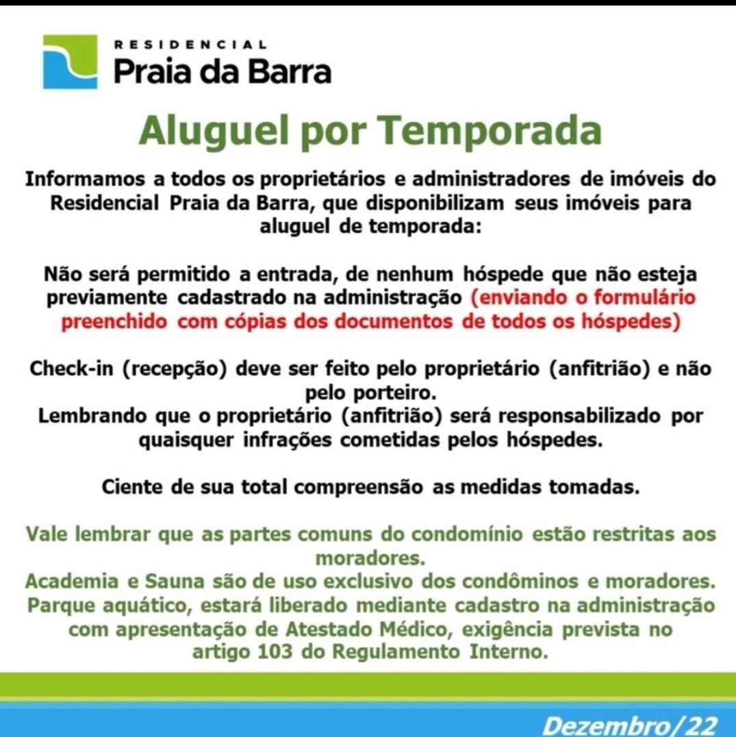 Apartment Apto Vista Mar E Pe Na Areia Da Barra Da Tijuca *