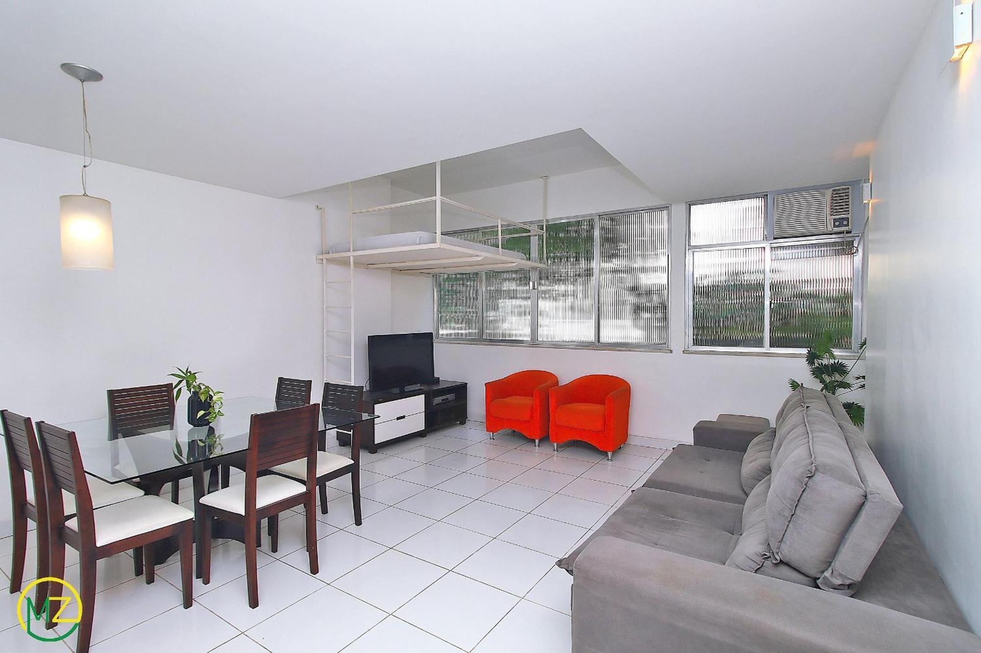 Apartamento De 2 Quartos Econômico E Espaçoso No Charmoso Bairro Do Leme 8 Pessoas Rio de Janeiro