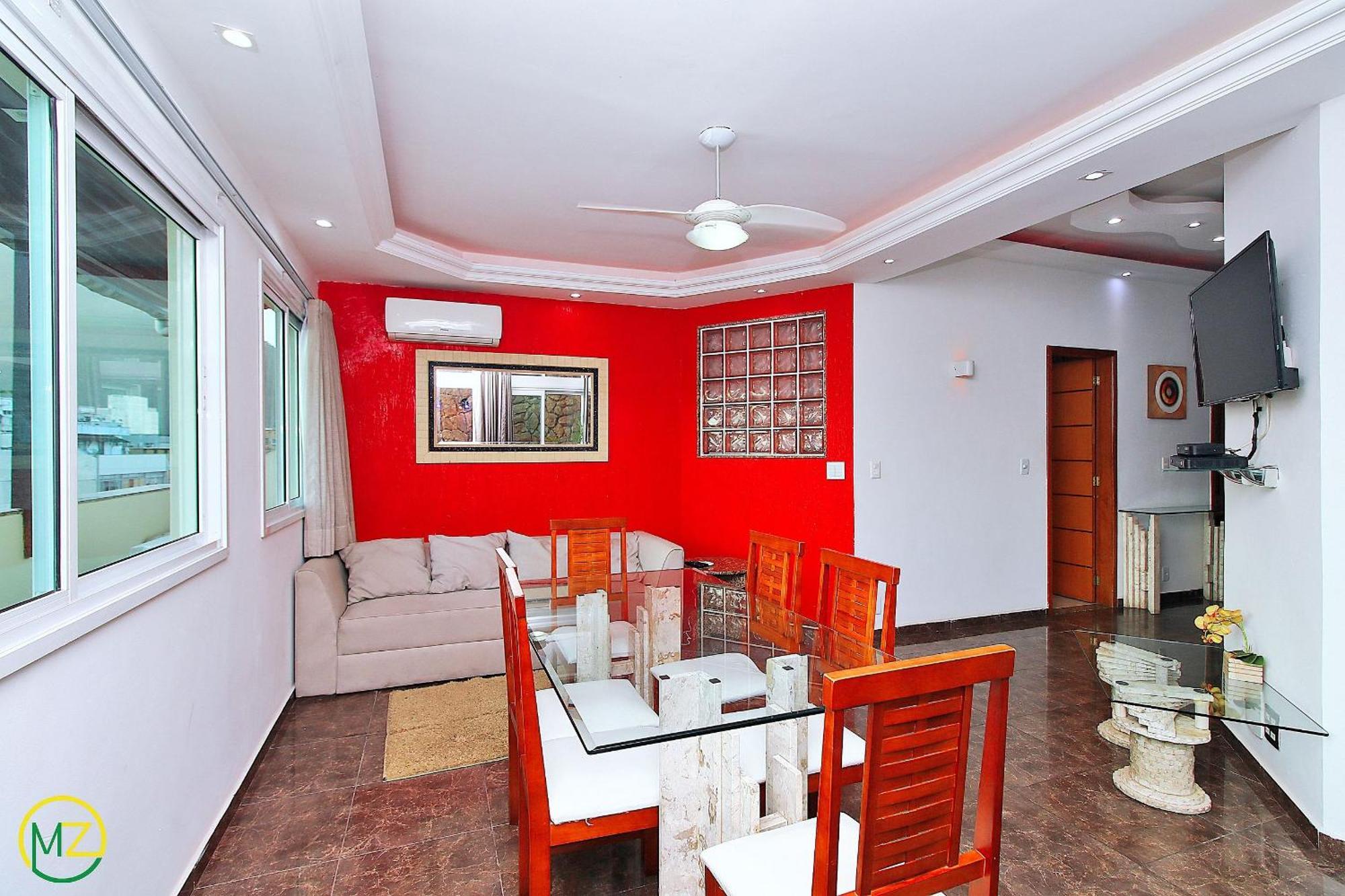 Apartamento Linda Cobertura De 3 Quartos Em Copacabana Com Jaccuzzi E Terraço Em Copacabana! *