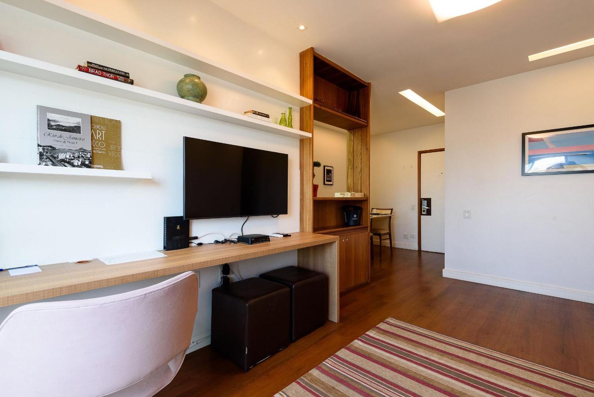 Apartment Flat Com Piscina, Varanda, Vista Mar E Cristo