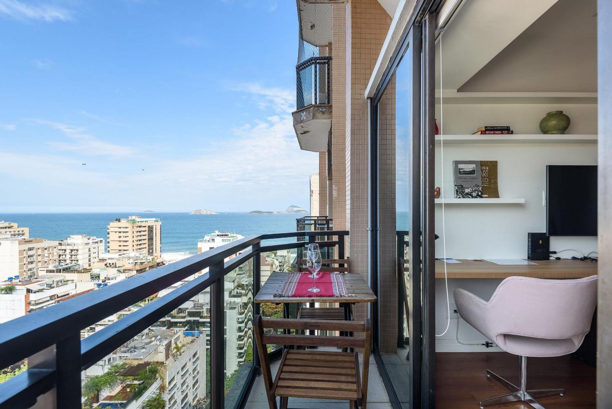 Apartment Flat Com Piscina, Varanda, Vista Mar E Cristo
