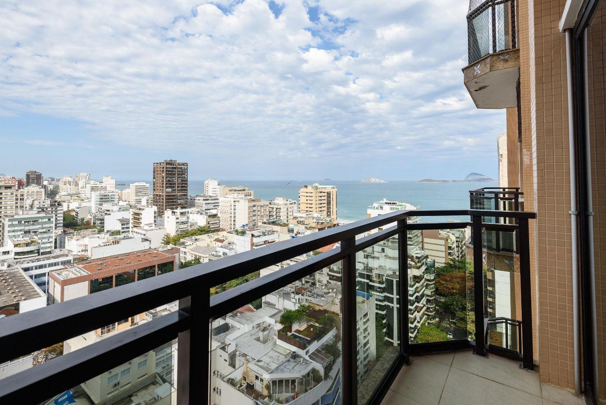 Apartment Flat Com Piscina, Varanda, Vista Mar E Cristo *
