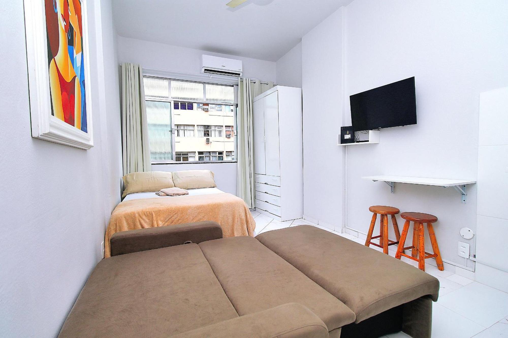 Mini Uma Quadra Da De Copacabana Apartment