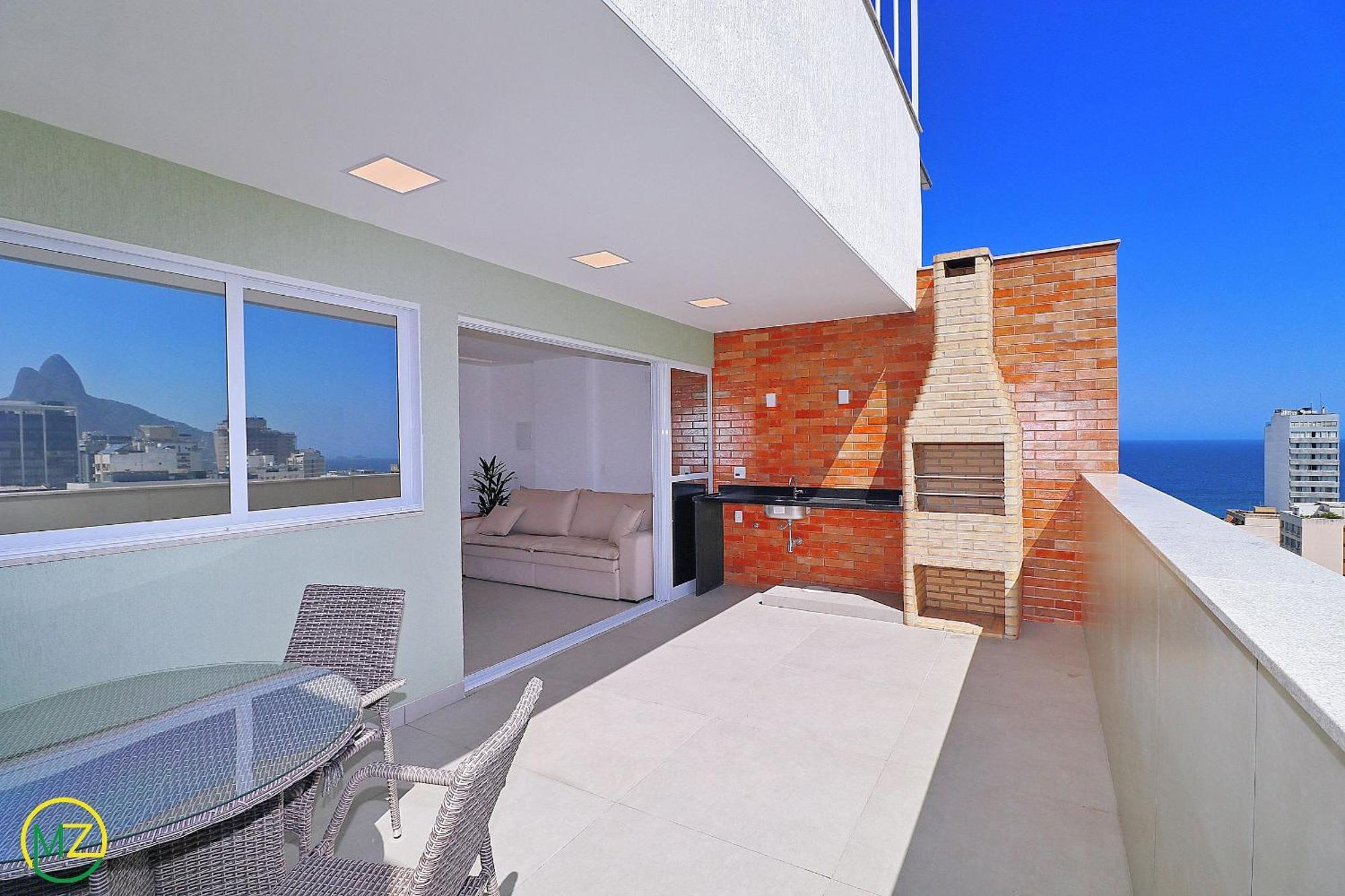 Apartment Cobertura Triplex De Luxo No Posto 9 Em Ipanema