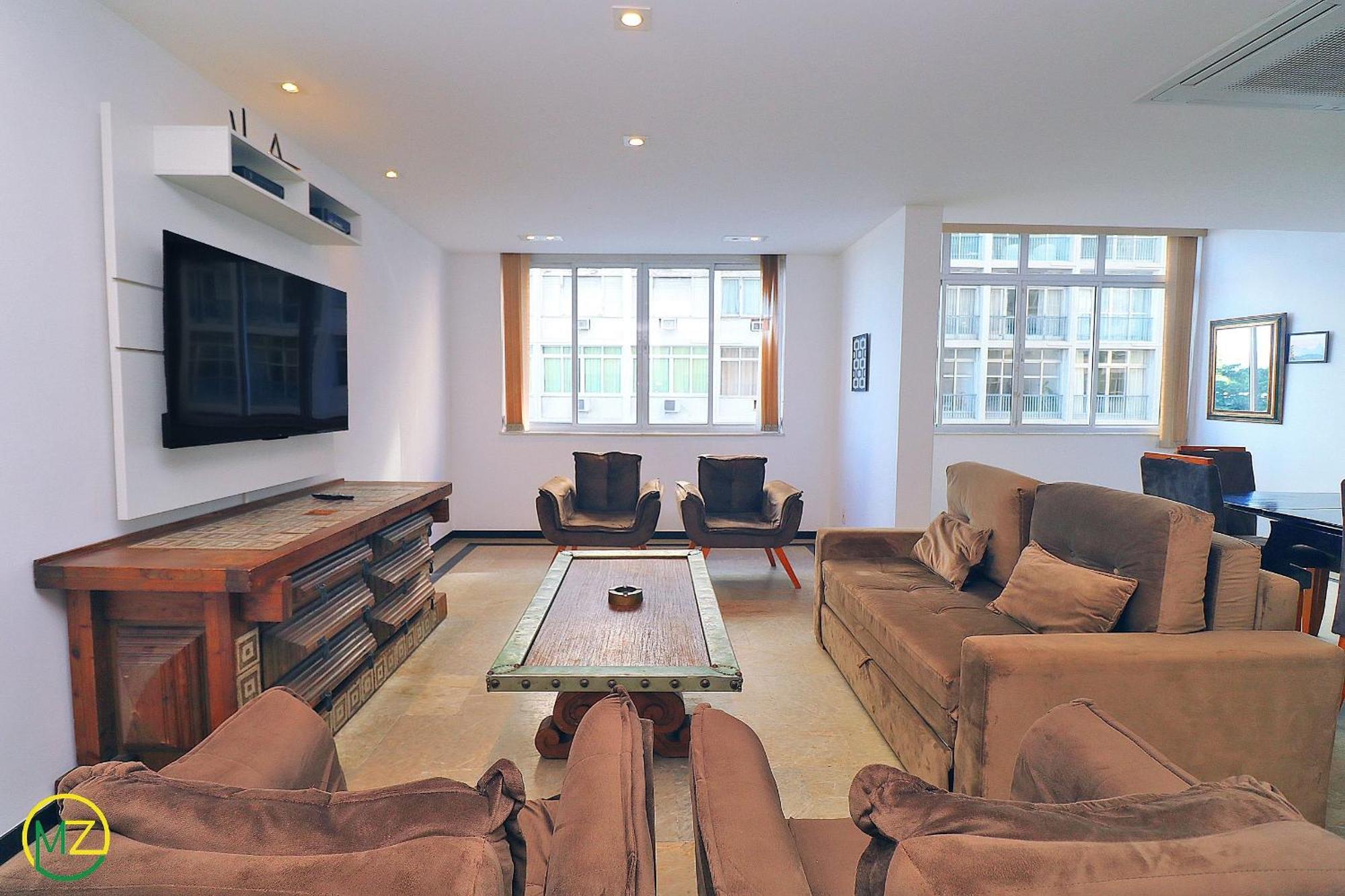 Apartamento Espacoso 4 Quartos Em Copacabana 10 Pessoas *