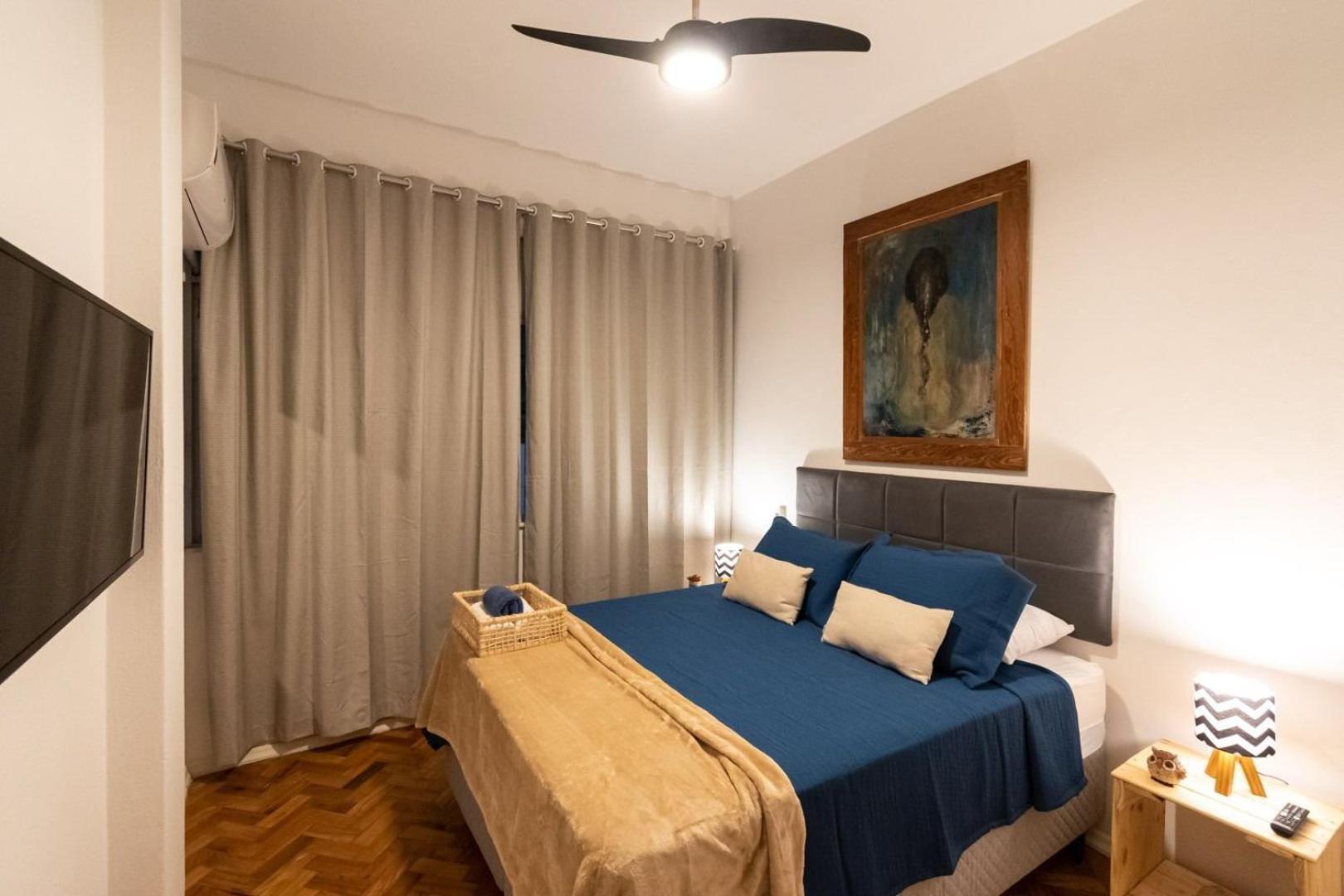 Omar Do Rio - Jg 42/701: Moderno Qto&sala, Internet 240mbps, Smart Tv, Videogame Retrô + Alexa Apartamento Rio de Janeiro