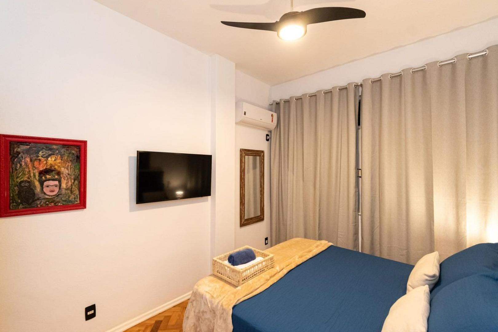 Apartamento Omar Do Rio - Jg 42/701: Moderno Qto&sala, Internet 240mbps, Smart Tv, Videogame Retrô + Alexa *