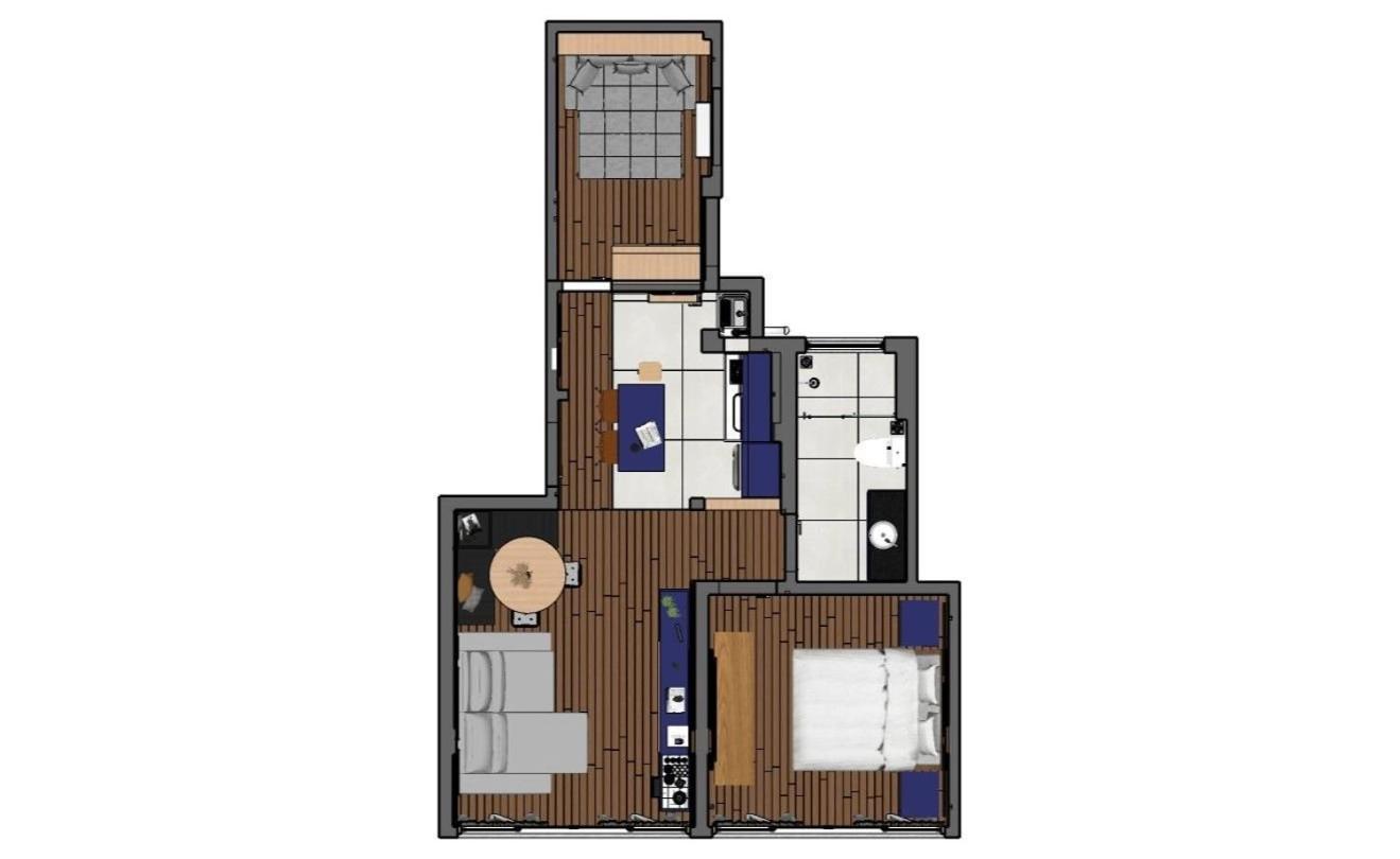 Apartment Moderno 2qtos A 170m Da | Fs 42/902