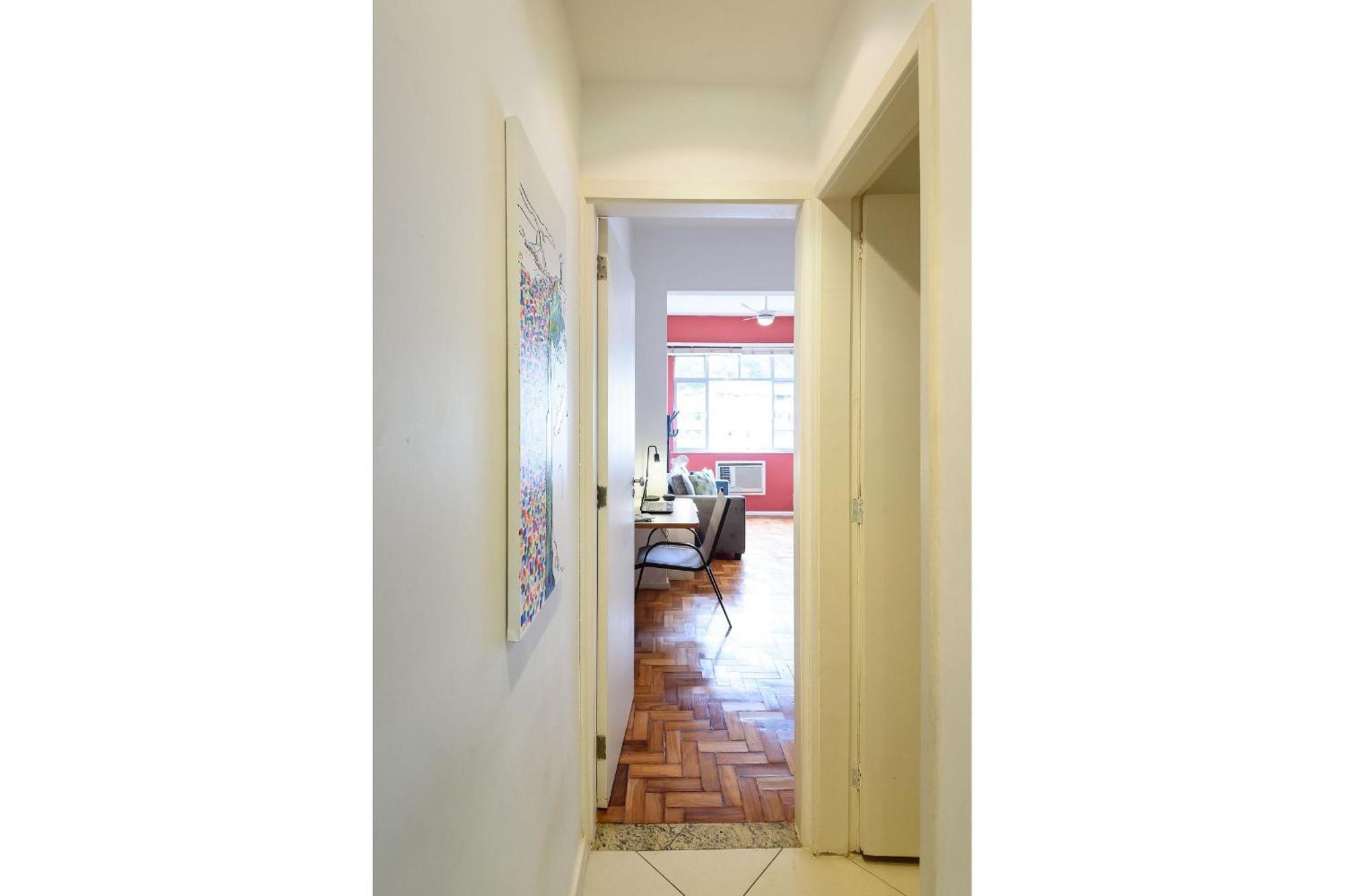 Apartamento Omar Do Rio - Br 194/1104: Studio Copacabana, Internet 240mbps, Smart Tv + Tv A Cabo, Workstation, Alexa, A 80m Do Metrô Cardeal Arcoverde E A 400m Da Praia De Copacabana *