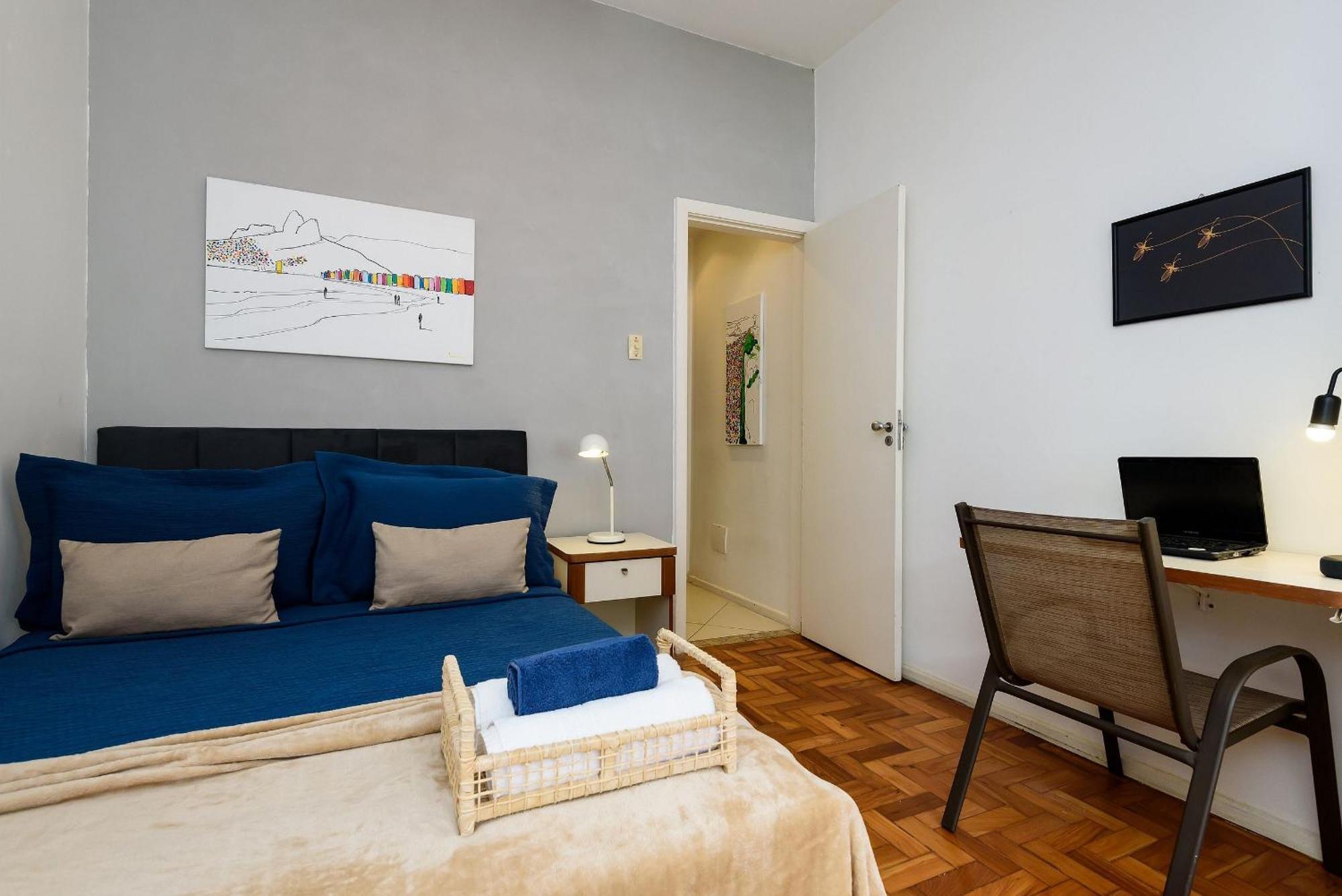 Omar Do Rio - Br 194/1104: Studio Copacabana, Internet 240mbps, Smart Tv + Tv A Cabo, Workstation, Alexa, A 80m Do Metrô Cardeal Arcoverde E A 400m Da Praia De Copacabana Rio de Janeiro