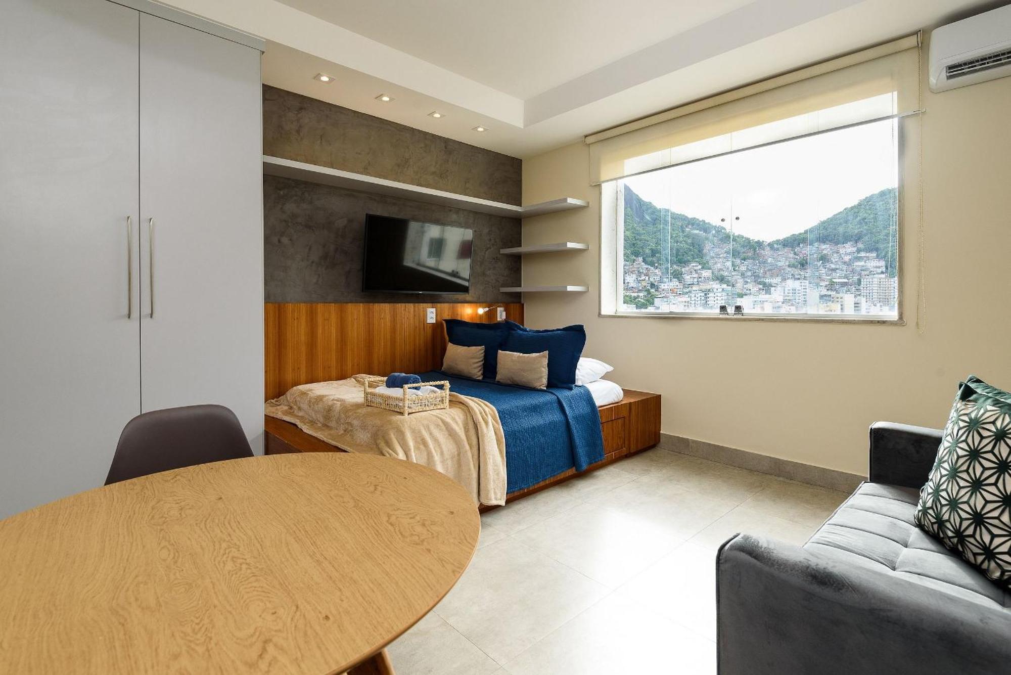 Studio, Vista O Cristo Redentor |sqc 143/1418 Apartamento Rio de Janeiro