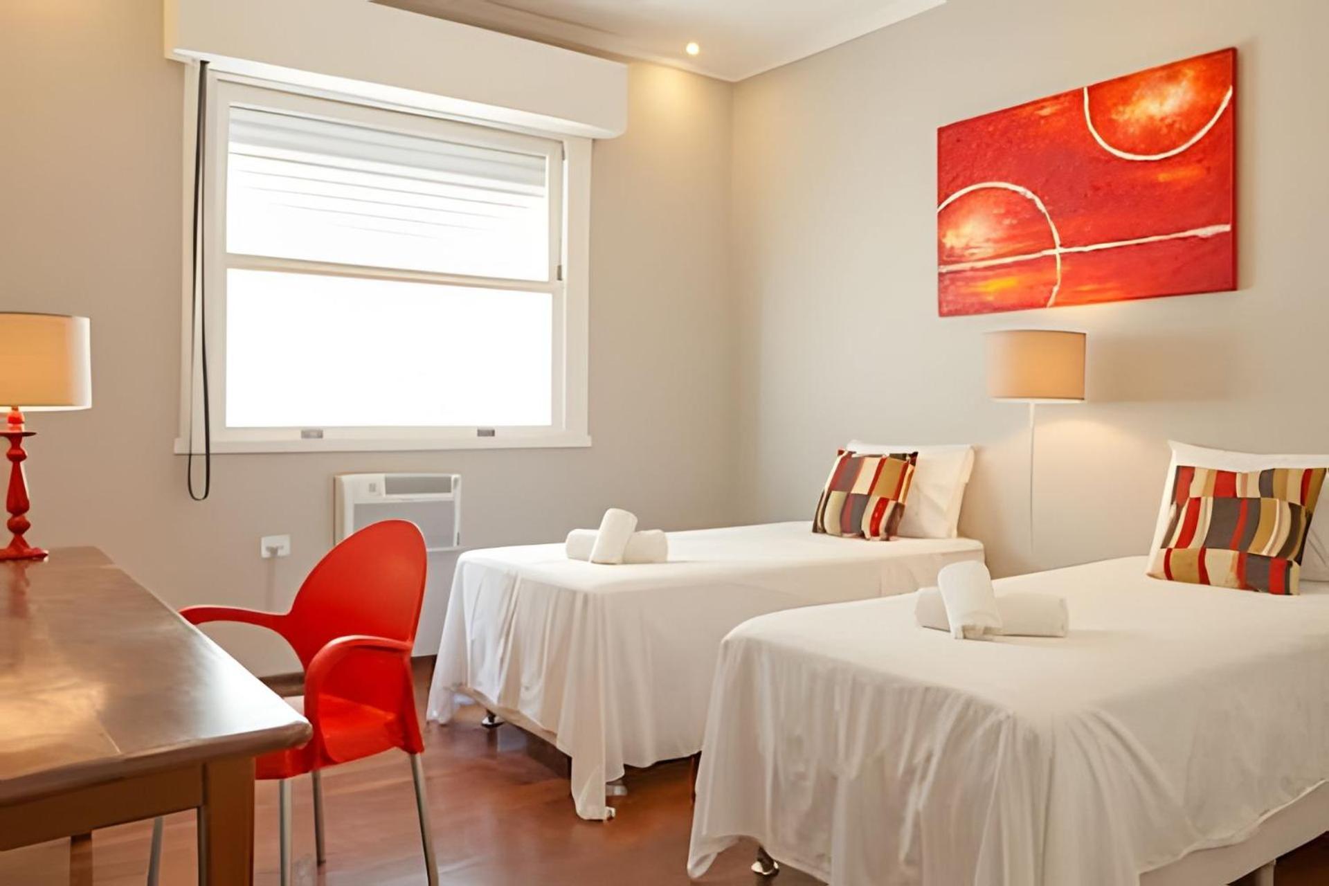Apartamento Hr.368 - Lindo De 3 Quartos Frente Mar Avenida Atlantica Locacao Temporada