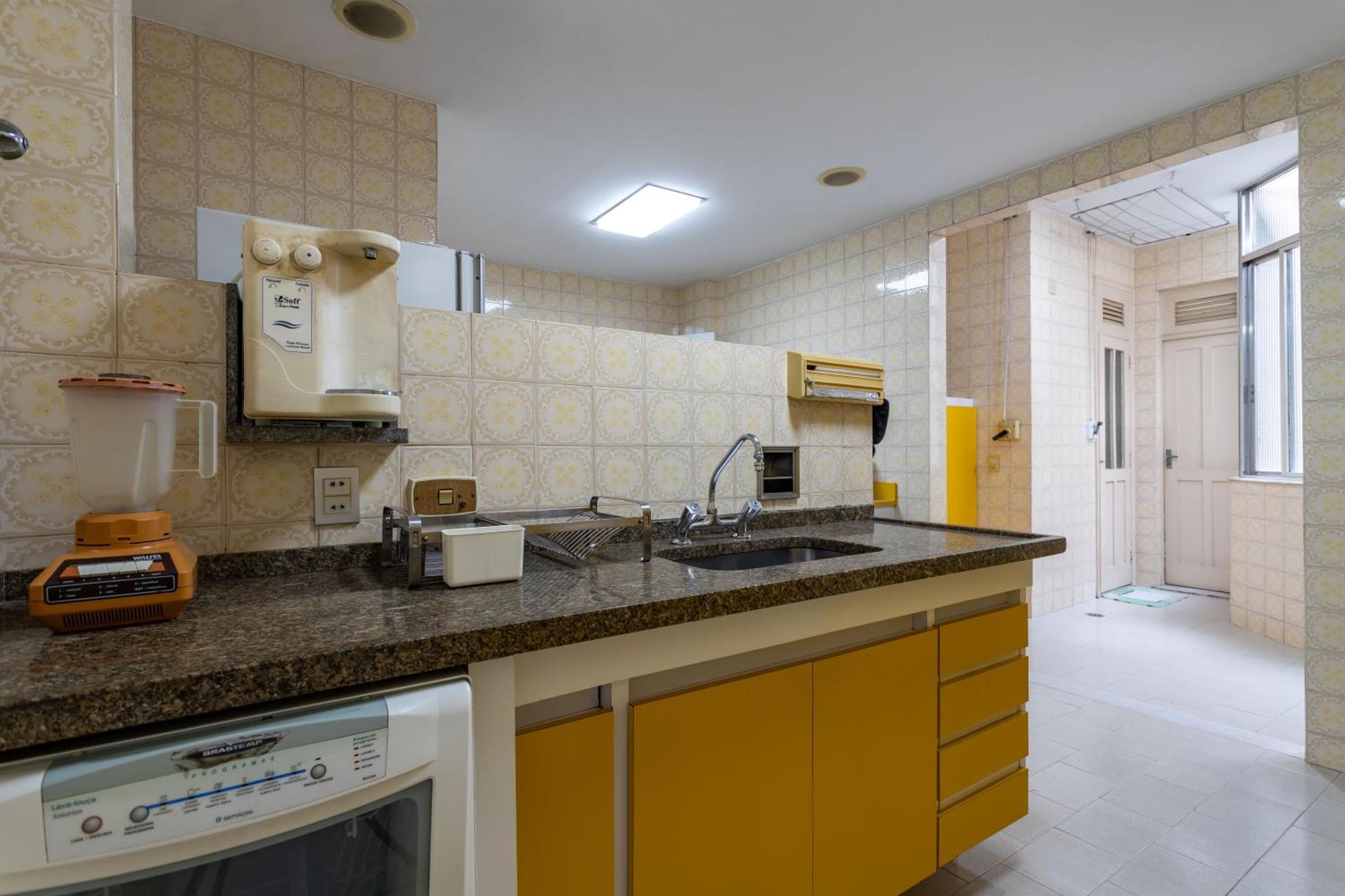 8min Da Praia, Vaga Ampla Gratis, Recepcao 24h, Cozinha Completa, 5min Do Metro E Espaco Office Com Wi-fi Rapido - Copa901 Apartamento Rio de Janeiro