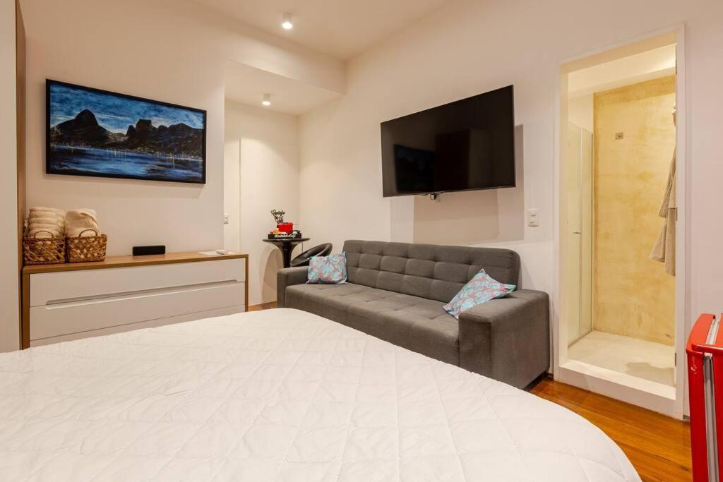 Loft Encantador Moderno Com Varanda Em Copacabana Apartamento