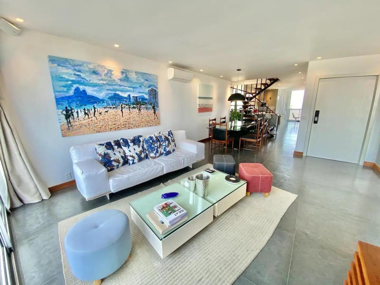 Cobertura Duplex Com Piscina Alugar Em Copacabana Com 3 *