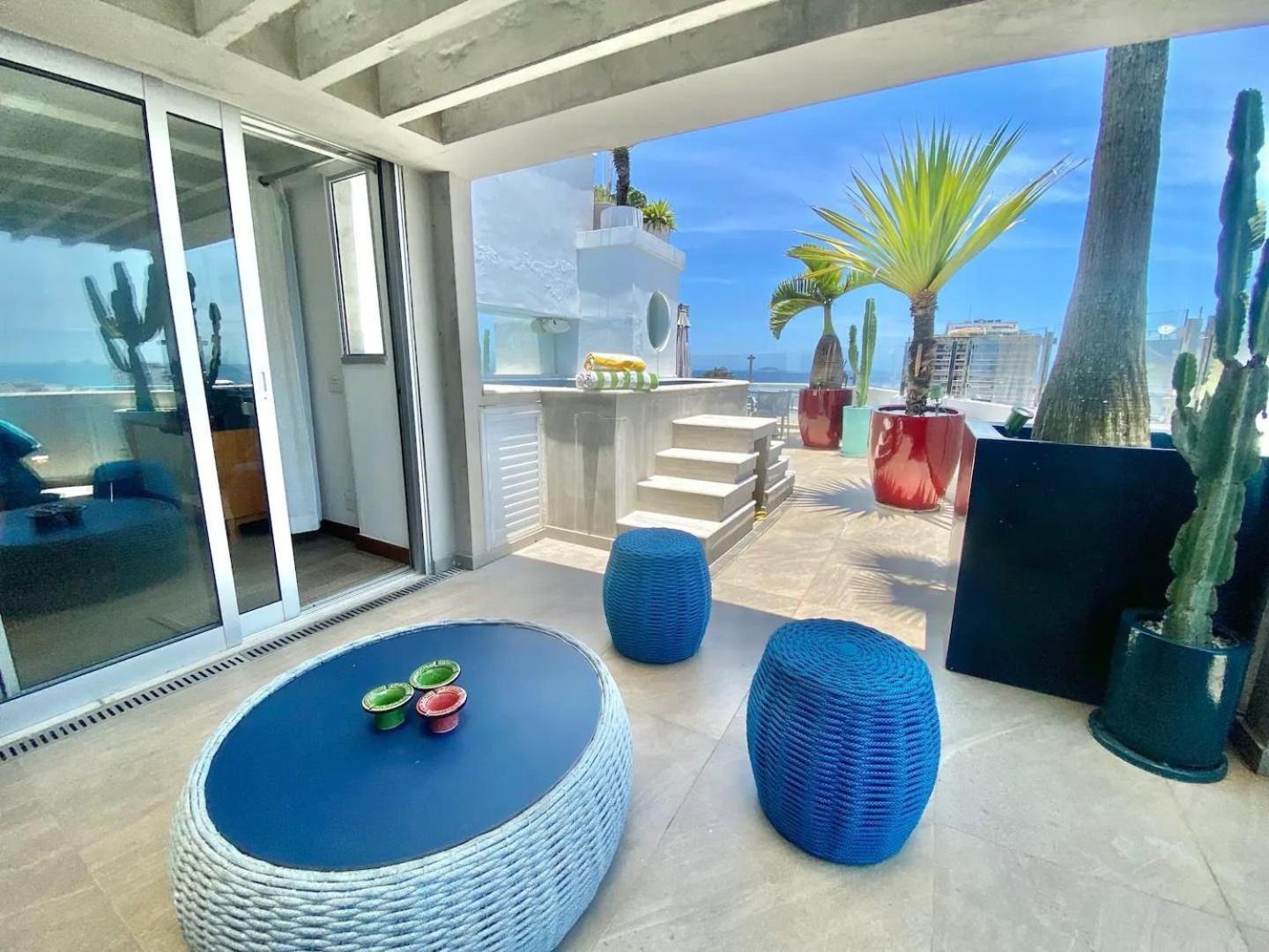 Cobertura Duplex Com Piscina Alugar Em Copacabana Com 3 Apartamento *