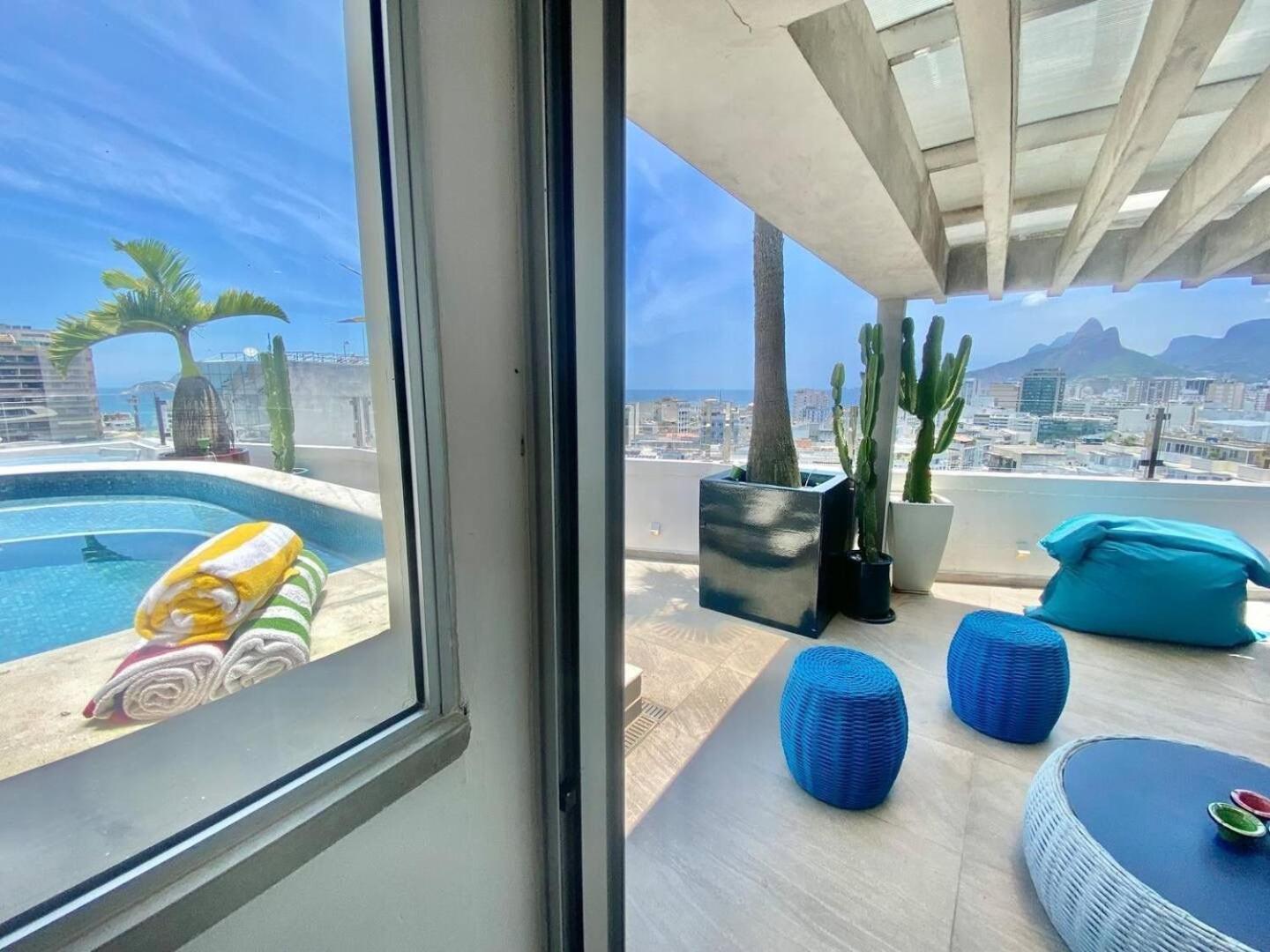 Apartamento Cobertura Duplex Com Piscina Alugar Em Copacabana Com 3 Rio de Janeiro