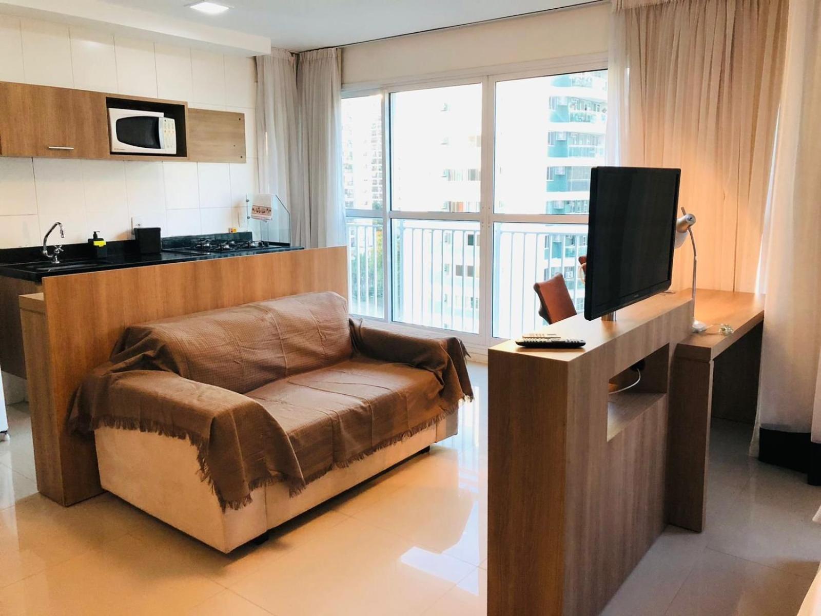 Flat Maravilhoso Inteiro Na Barra Da Tijuca Com Garagem Apartamento